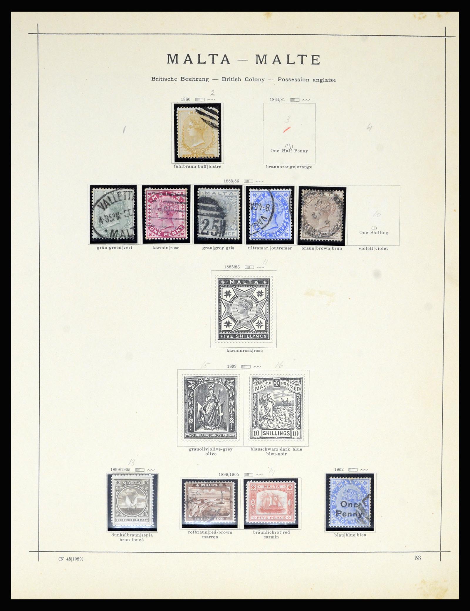36799 057 - Postzegelverzameling 36799 Engeland 1840-1970.