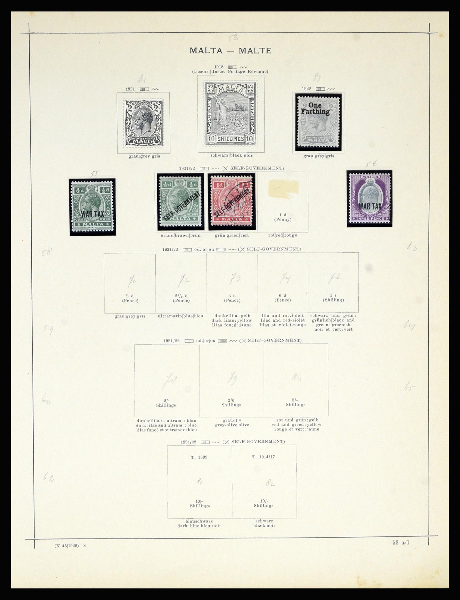 36799 059 - Postzegelverzameling 36799 Engeland 1840-1970.