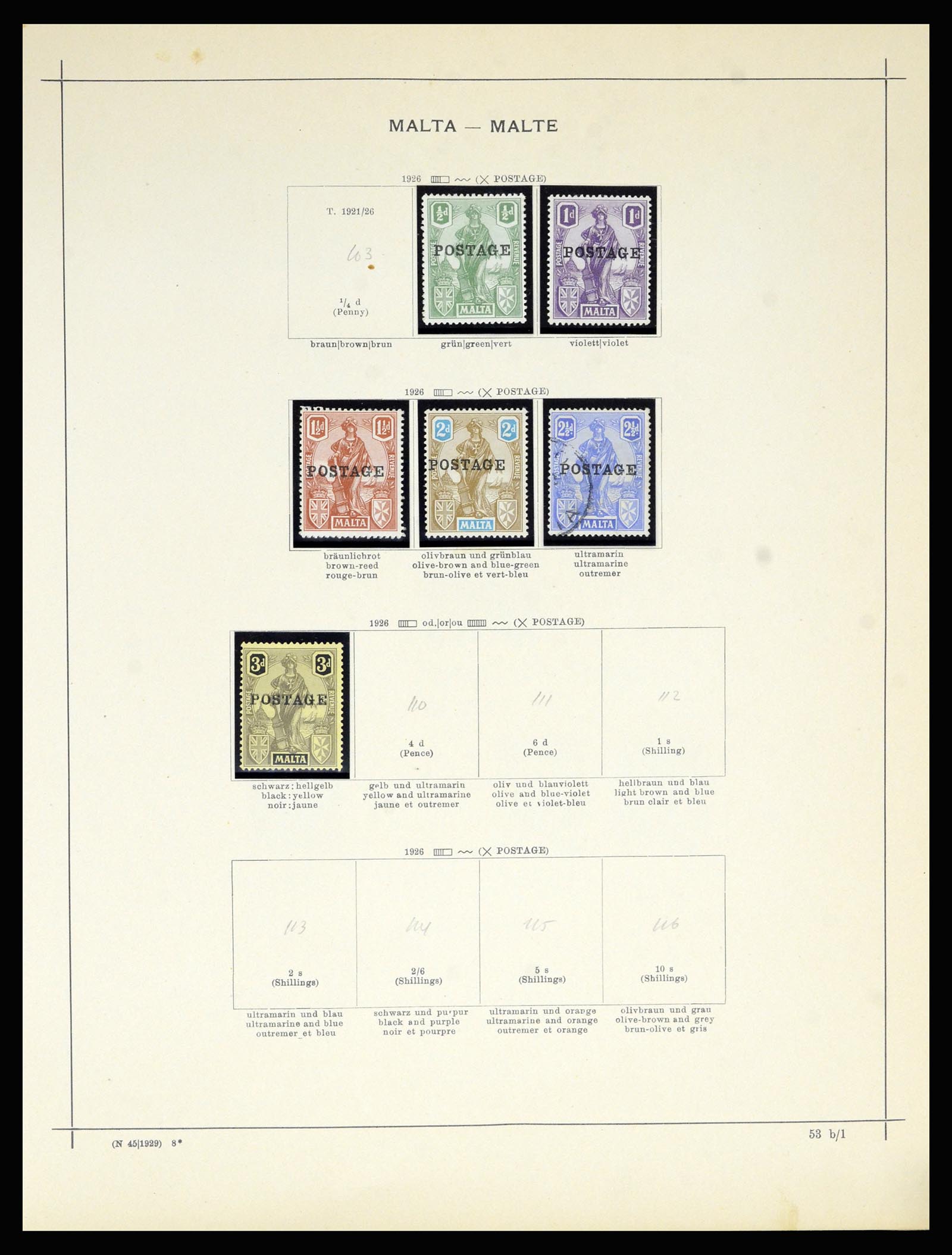 36799 061 - Postzegelverzameling 36799 Engeland 1840-1970.