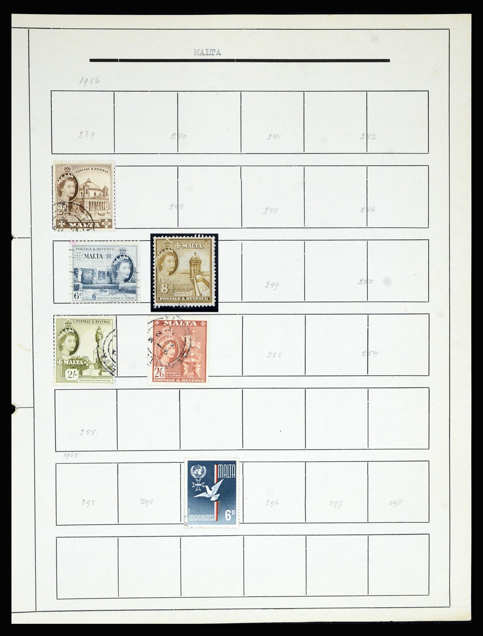 36799 068 - Postzegelverzameling 36799 Engeland 1840-1970.
