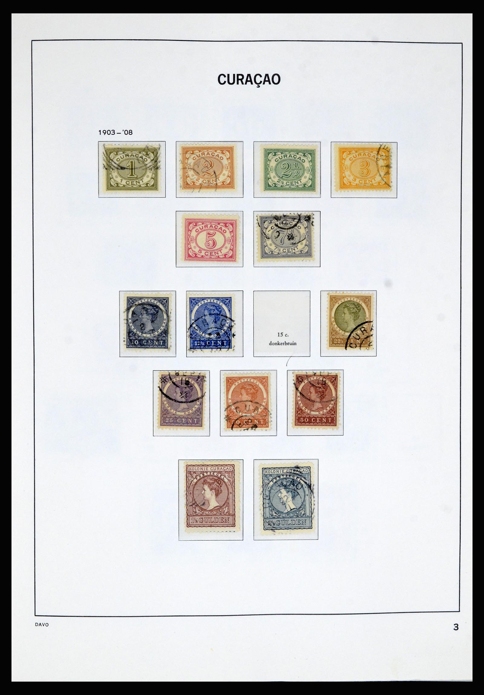 36802 003 - Postzegelverzameling 36802 Curaçao en Nederlandse Antillen 1873-1993.