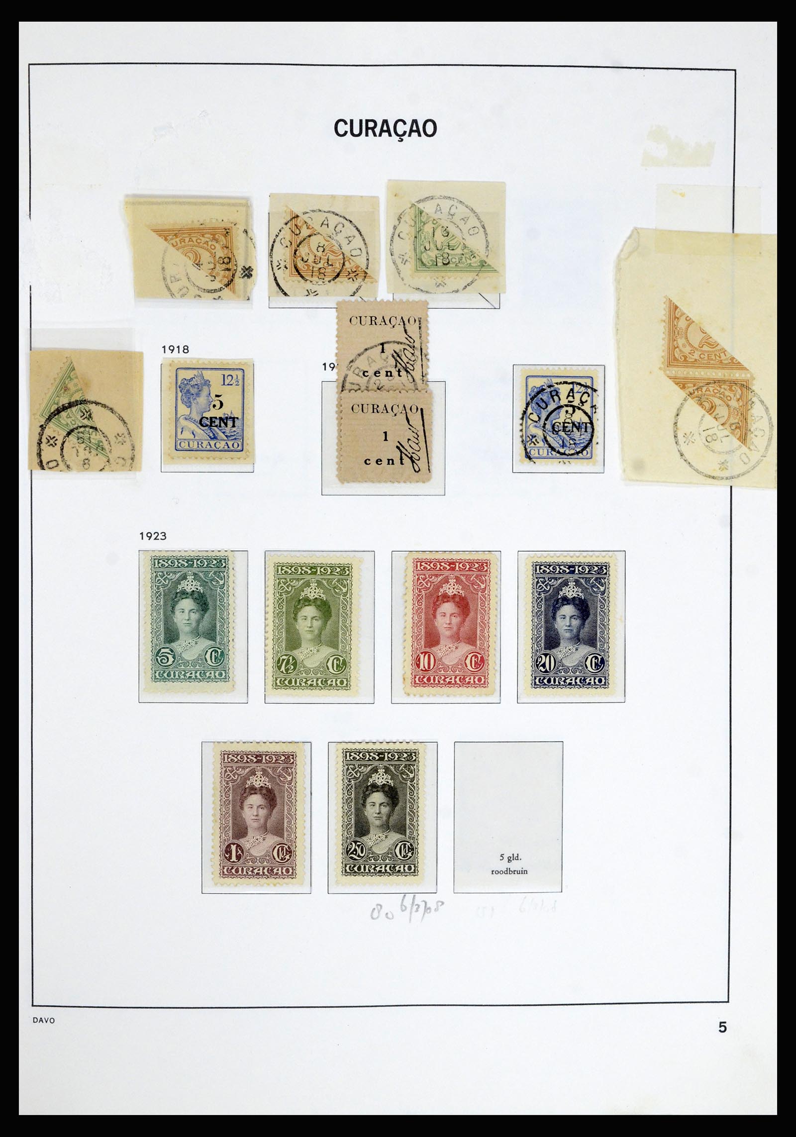 36802 005 - Postzegelverzameling 36802 Curaçao en Nederlandse Antillen 1873-1993.