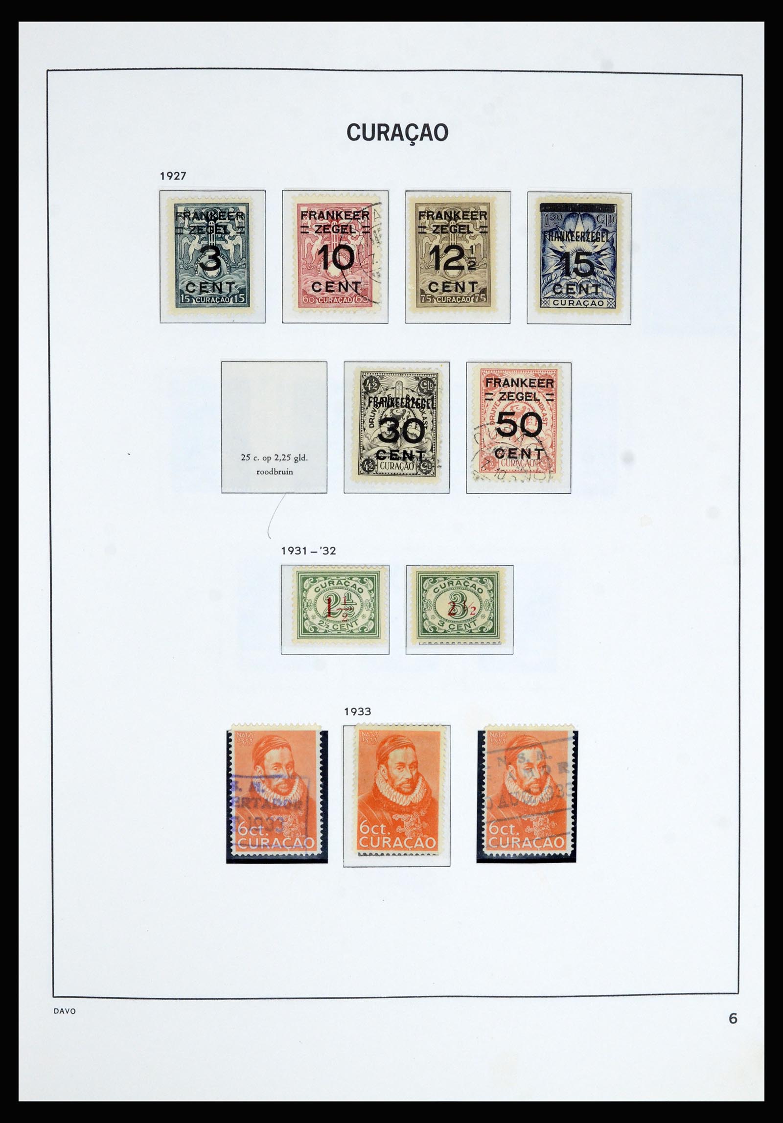 36802 006 - Postzegelverzameling 36802 Curaçao en Nederlandse Antillen 1873-1993.