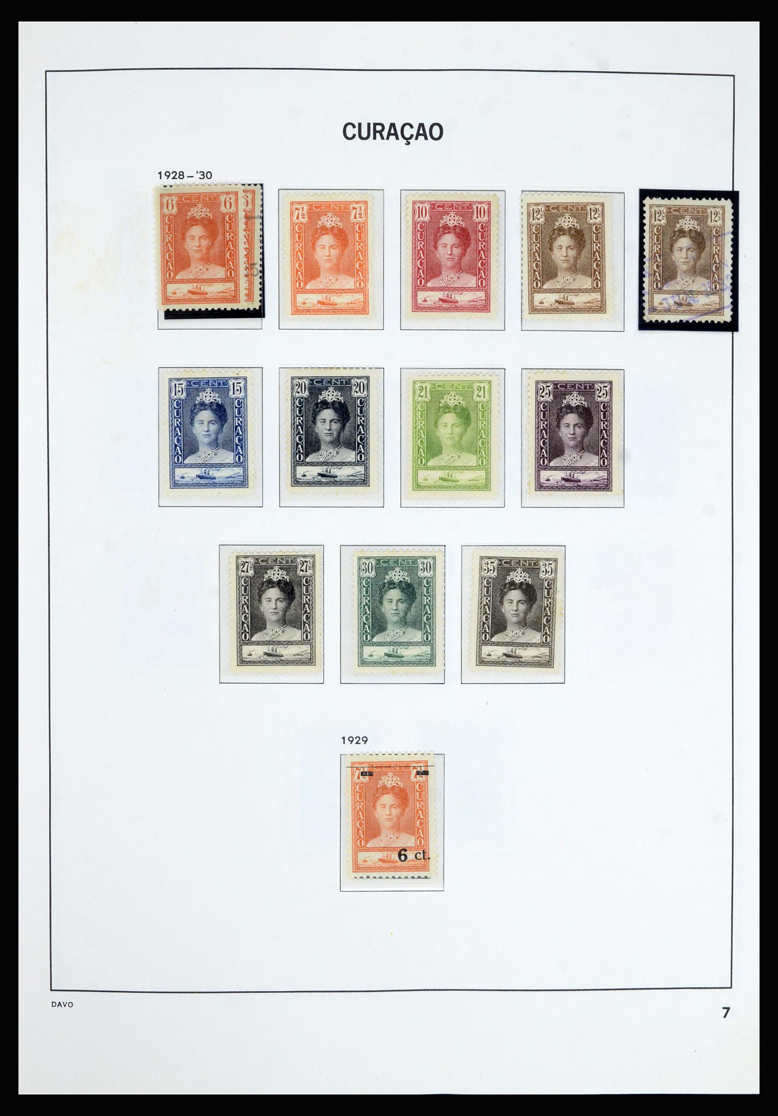 36802 007 - Postzegelverzameling 36802 Curaçao en Nederlandse Antillen 1873-1993.