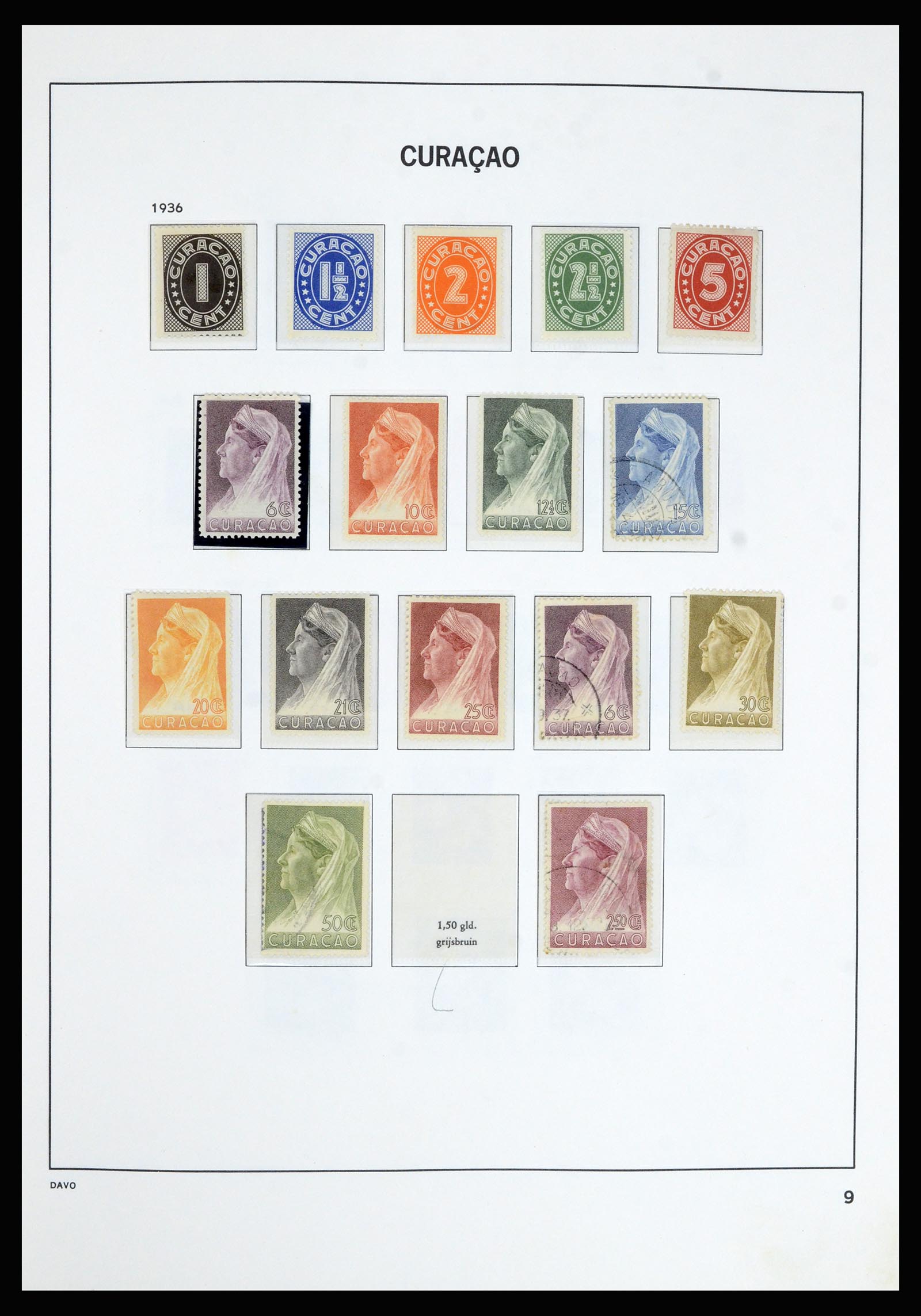 36802 009 - Postzegelverzameling 36802 Curaçao en Nederlandse Antillen 1873-1993.