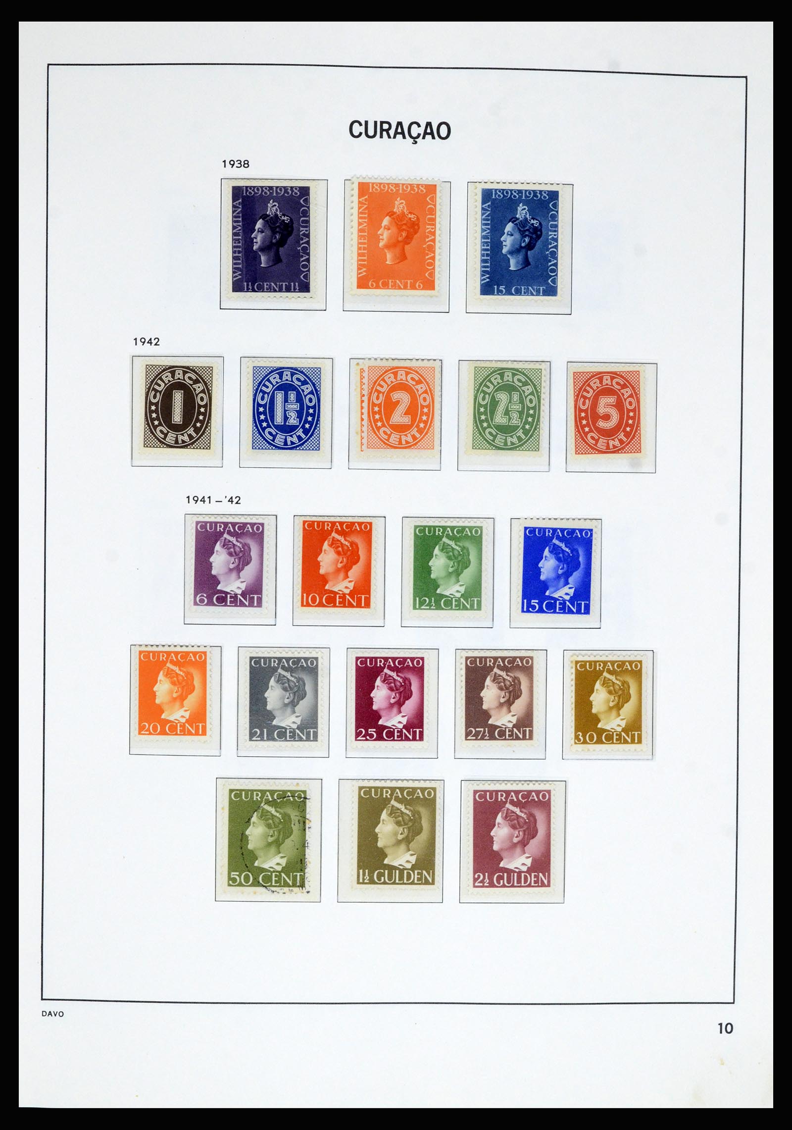 36802 010 - Postzegelverzameling 36802 Curaçao en Nederlandse Antillen 1873-1993.