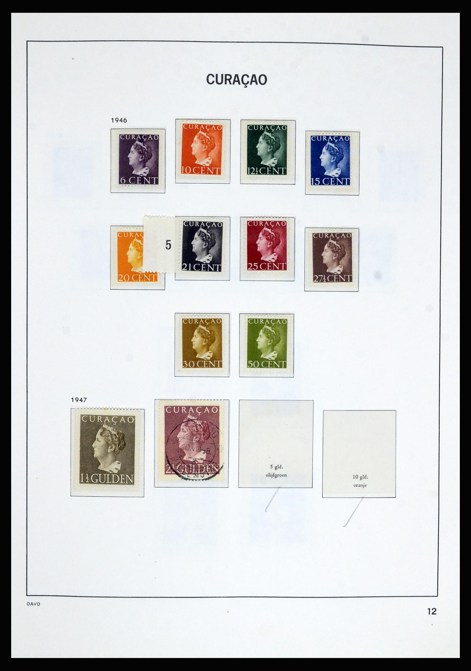 36802 012 - Postzegelverzameling 36802 Curaçao en Nederlandse Antillen 1873-1993.