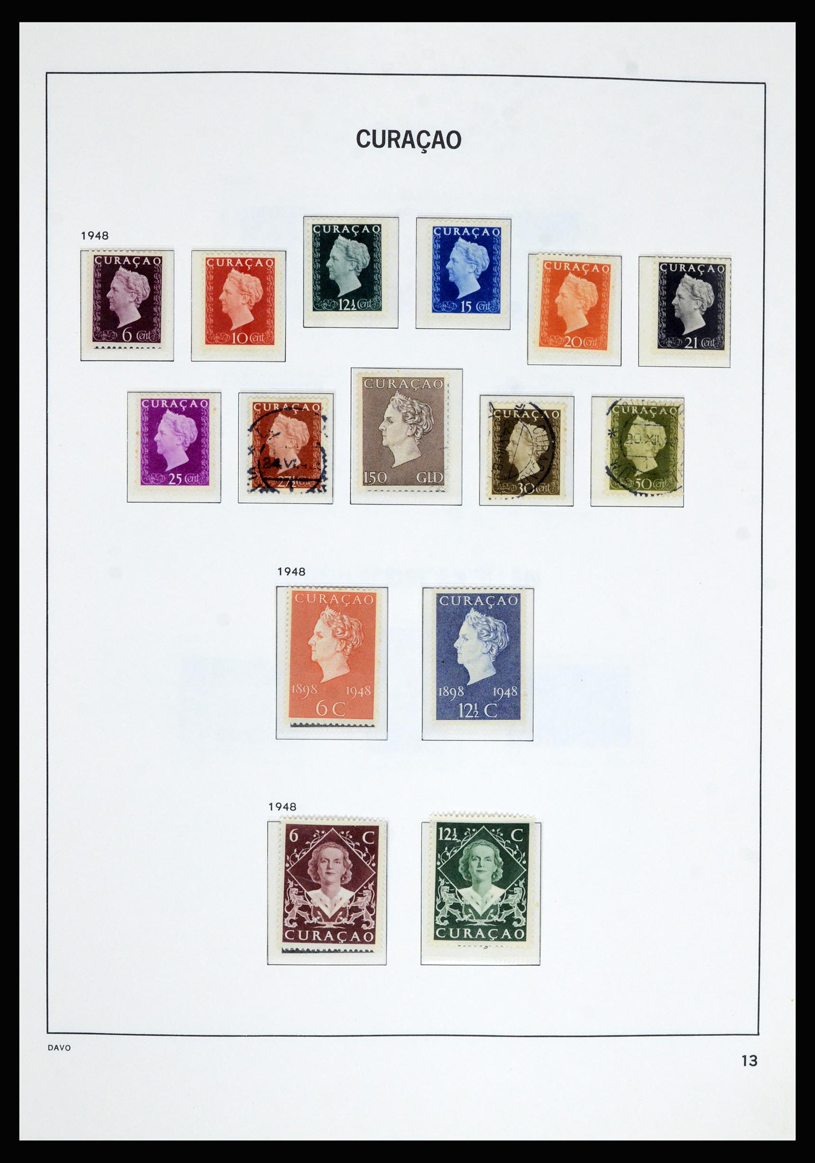 36802 013 - Postzegelverzameling 36802 Curaçao en Nederlandse Antillen 1873-1993.