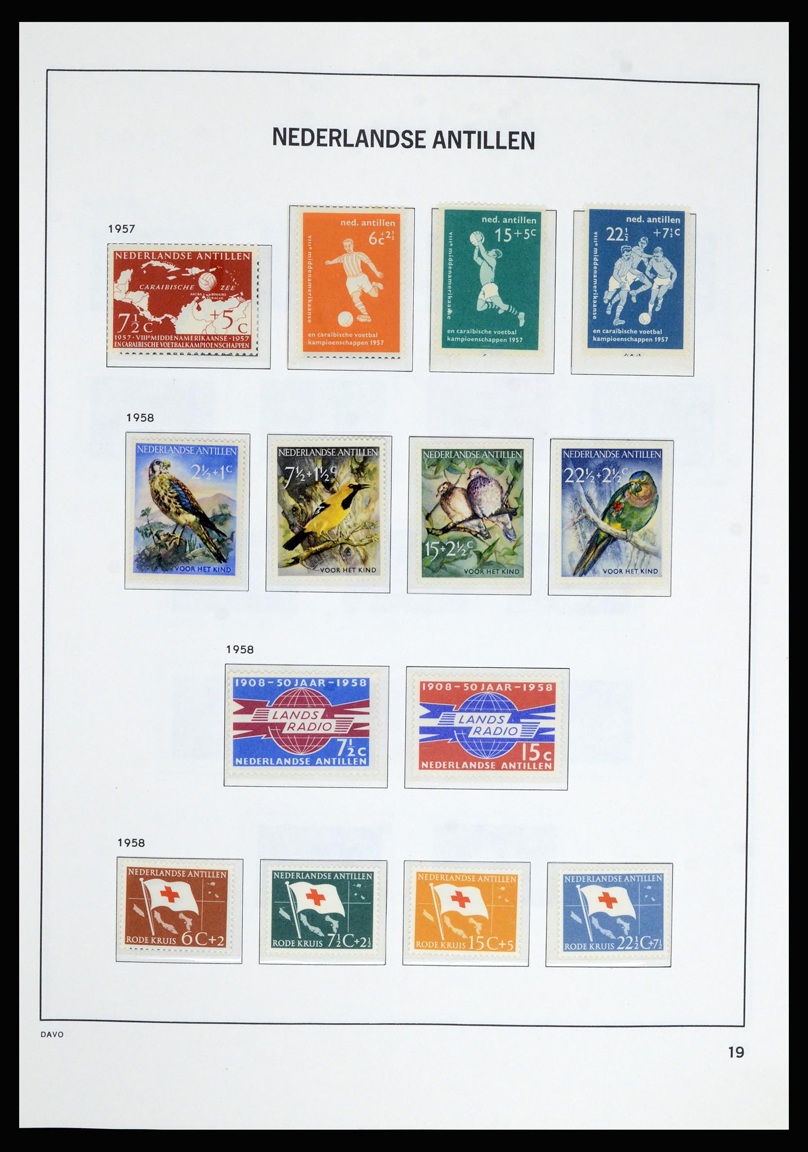 36802 019 - Postzegelverzameling 36802 Curaçao en Nederlandse Antillen 1873-1993.