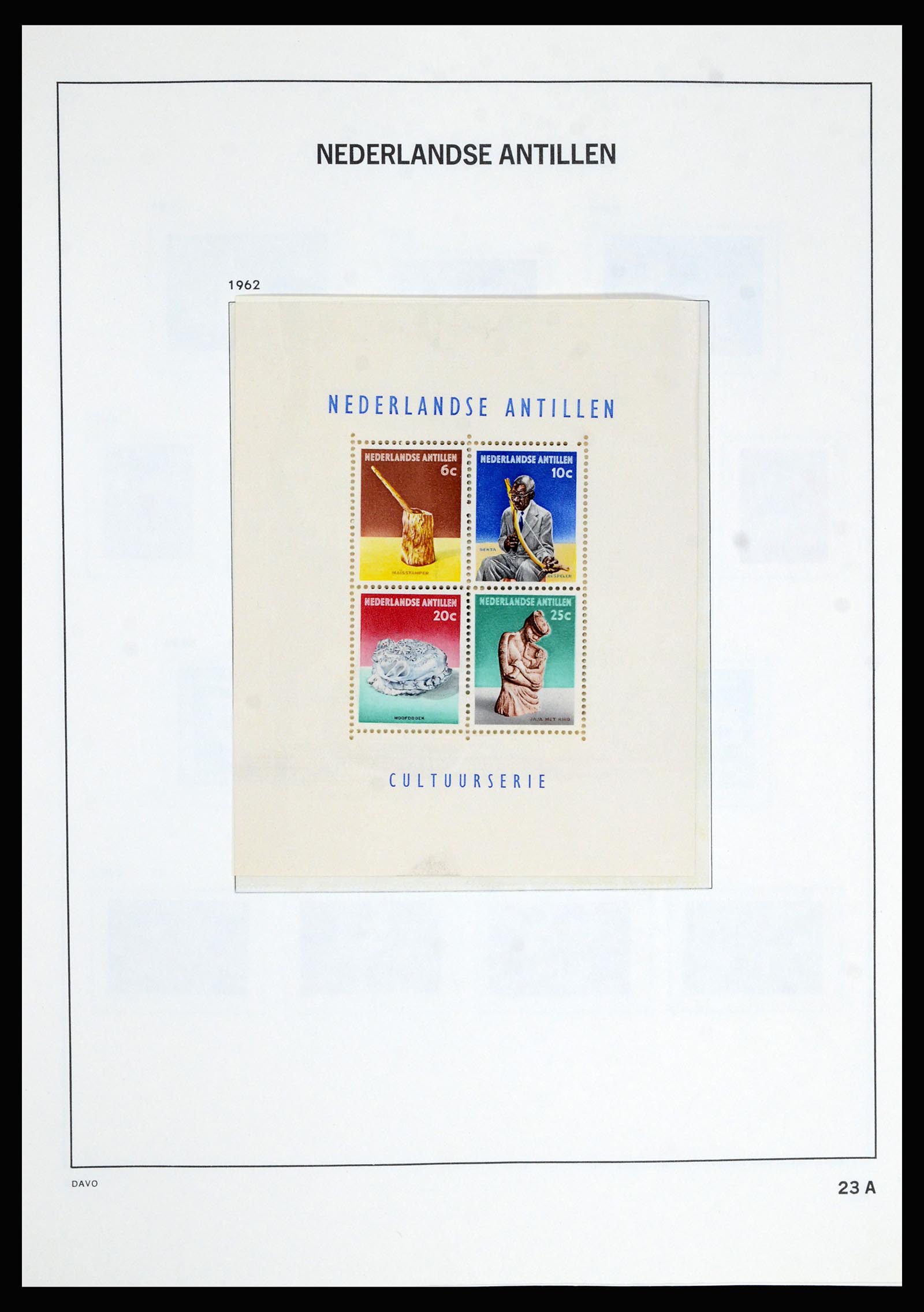 36802 024 - Postzegelverzameling 36802 Curaçao en Nederlandse Antillen 1873-1993.