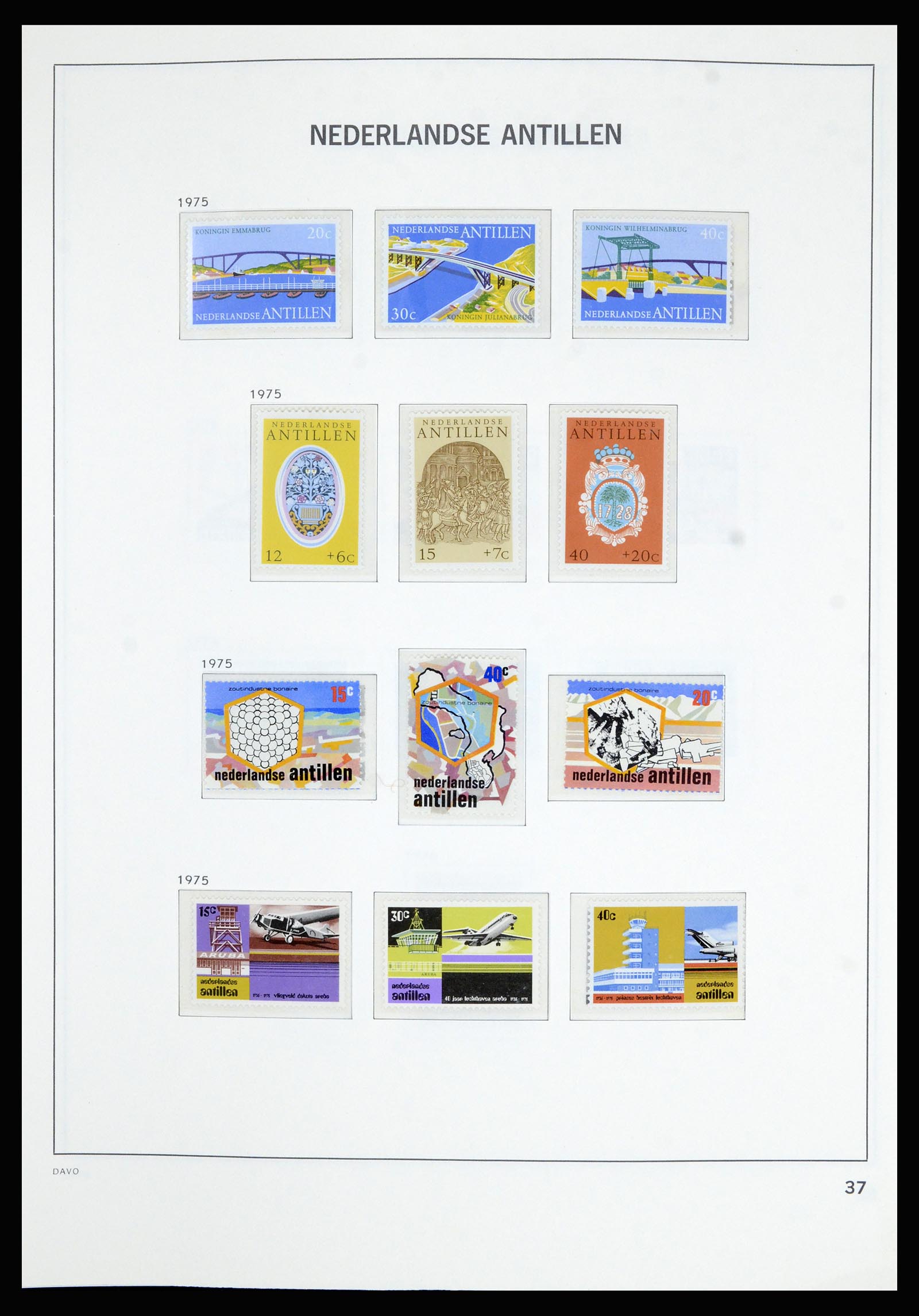36802 038 - Postzegelverzameling 36802 Curaçao en Nederlandse Antillen 1873-1993.