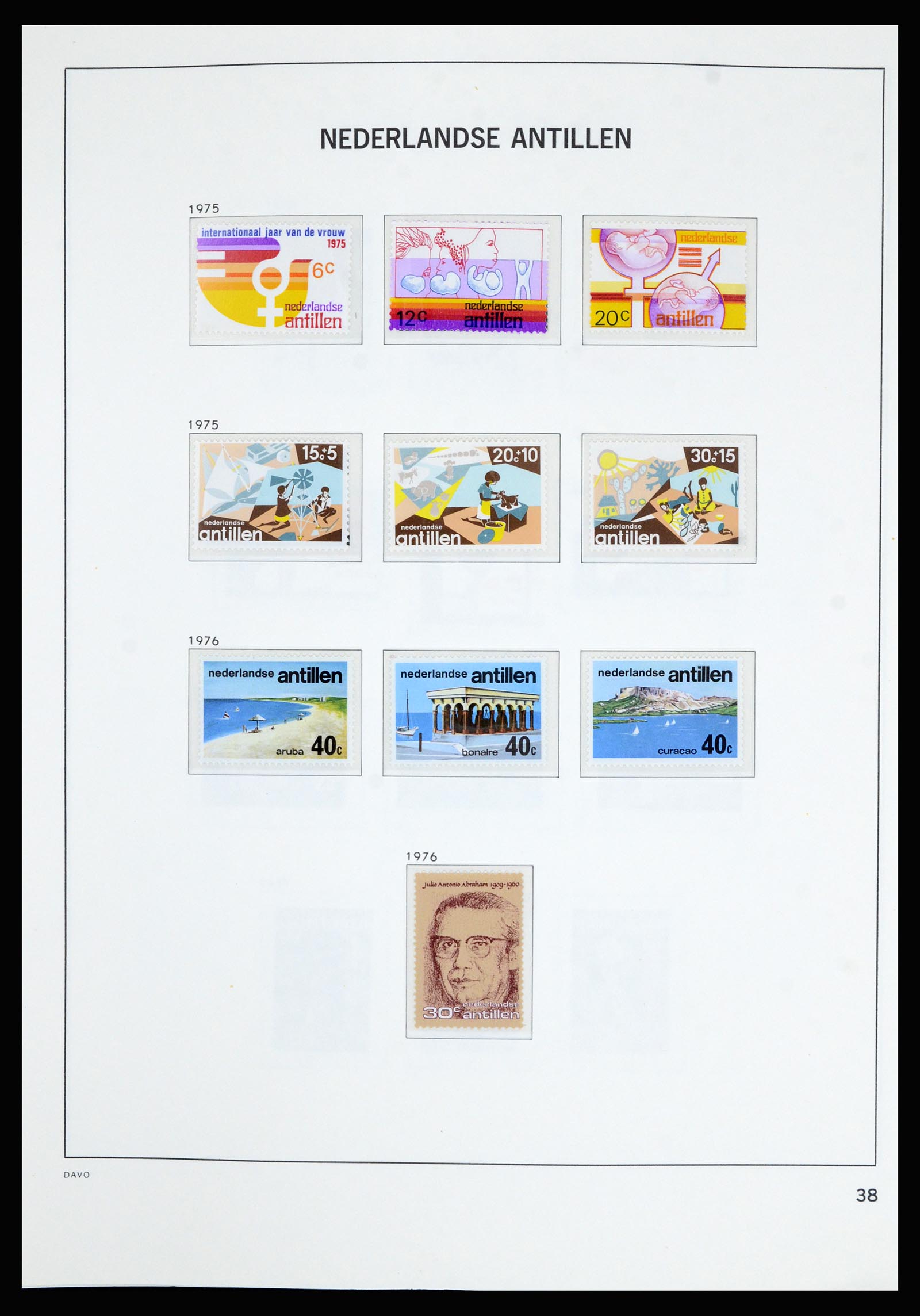 36802 039 - Postzegelverzameling 36802 Curaçao en Nederlandse Antillen 1873-1993.