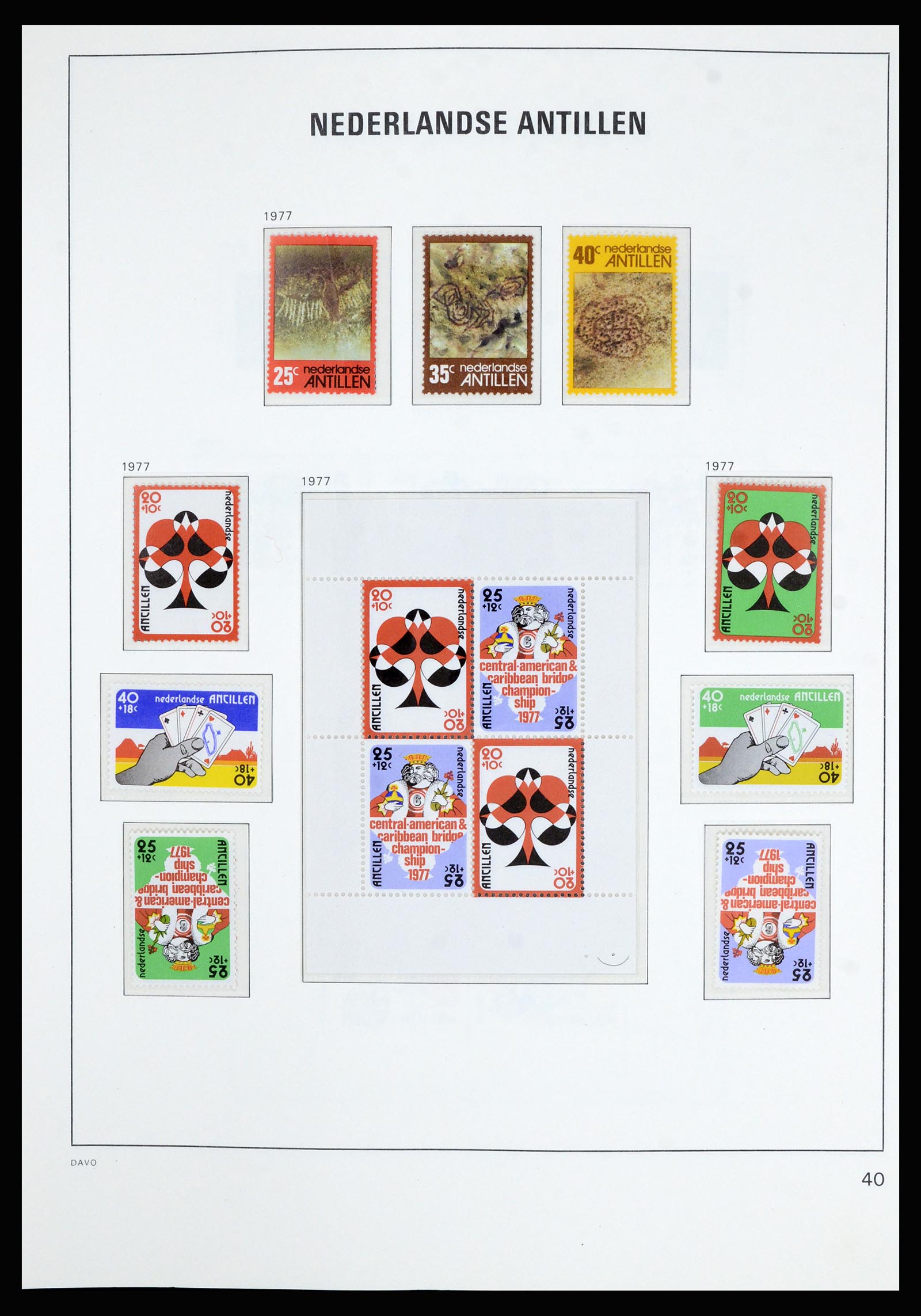 36802 041 - Postzegelverzameling 36802 Curaçao en Nederlandse Antillen 1873-1993.