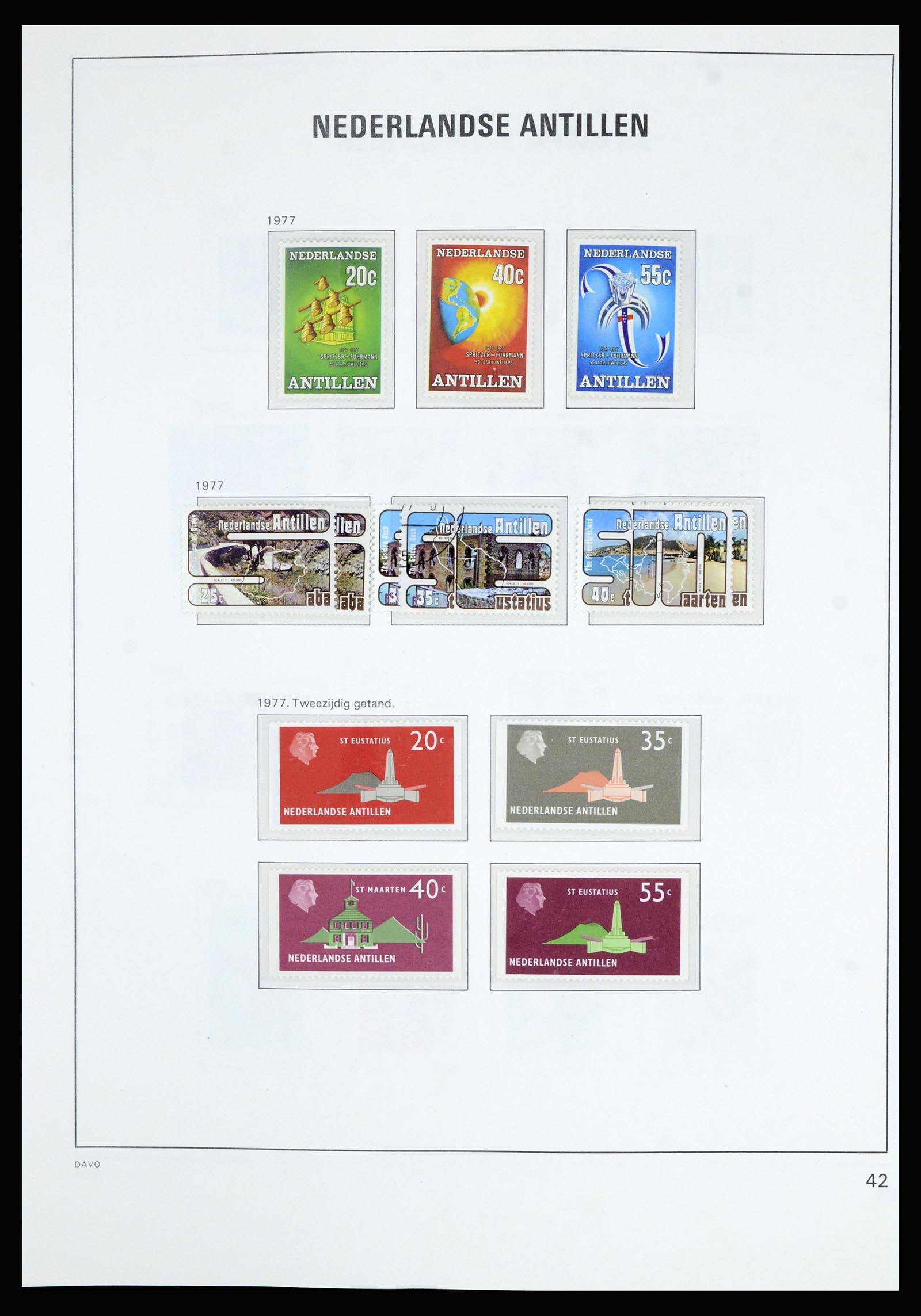 36802 043 - Postzegelverzameling 36802 Curaçao en Nederlandse Antillen 1873-1993.