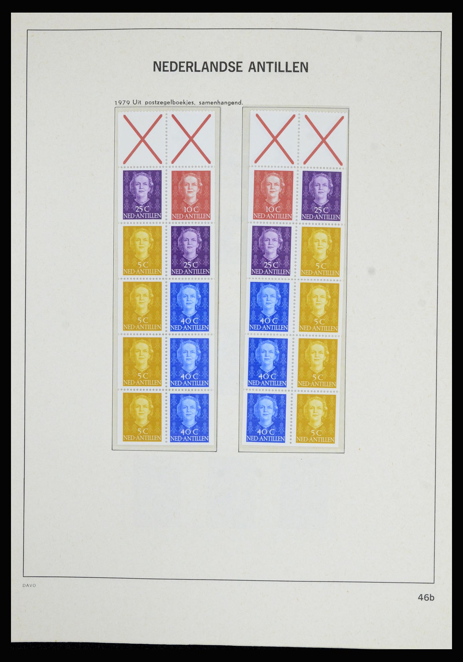36802 050 - Postzegelverzameling 36802 Curaçao en Nederlandse Antillen 1873-1993.