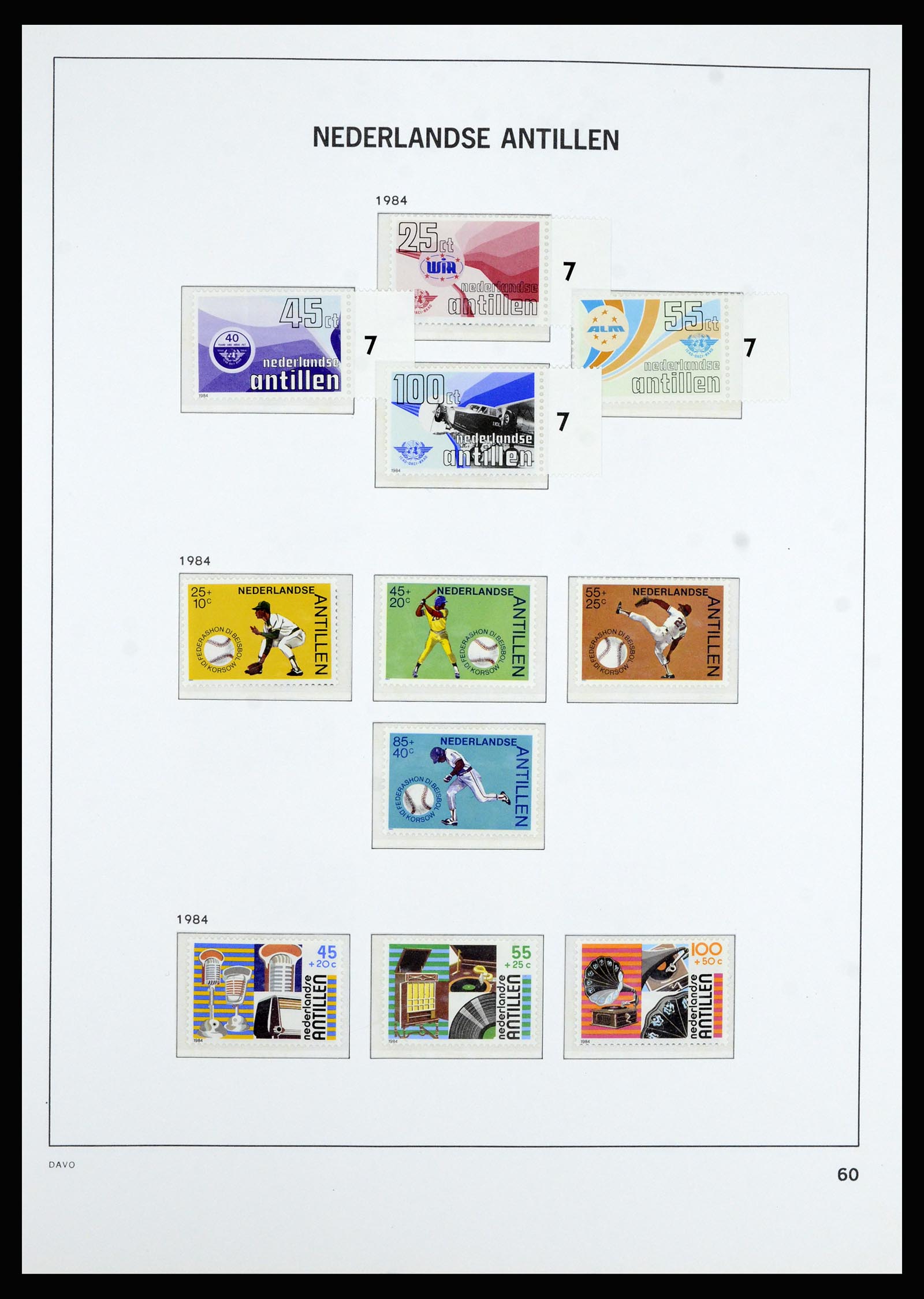 36802 065 - Postzegelverzameling 36802 Curaçao en Nederlandse Antillen 1873-1993.