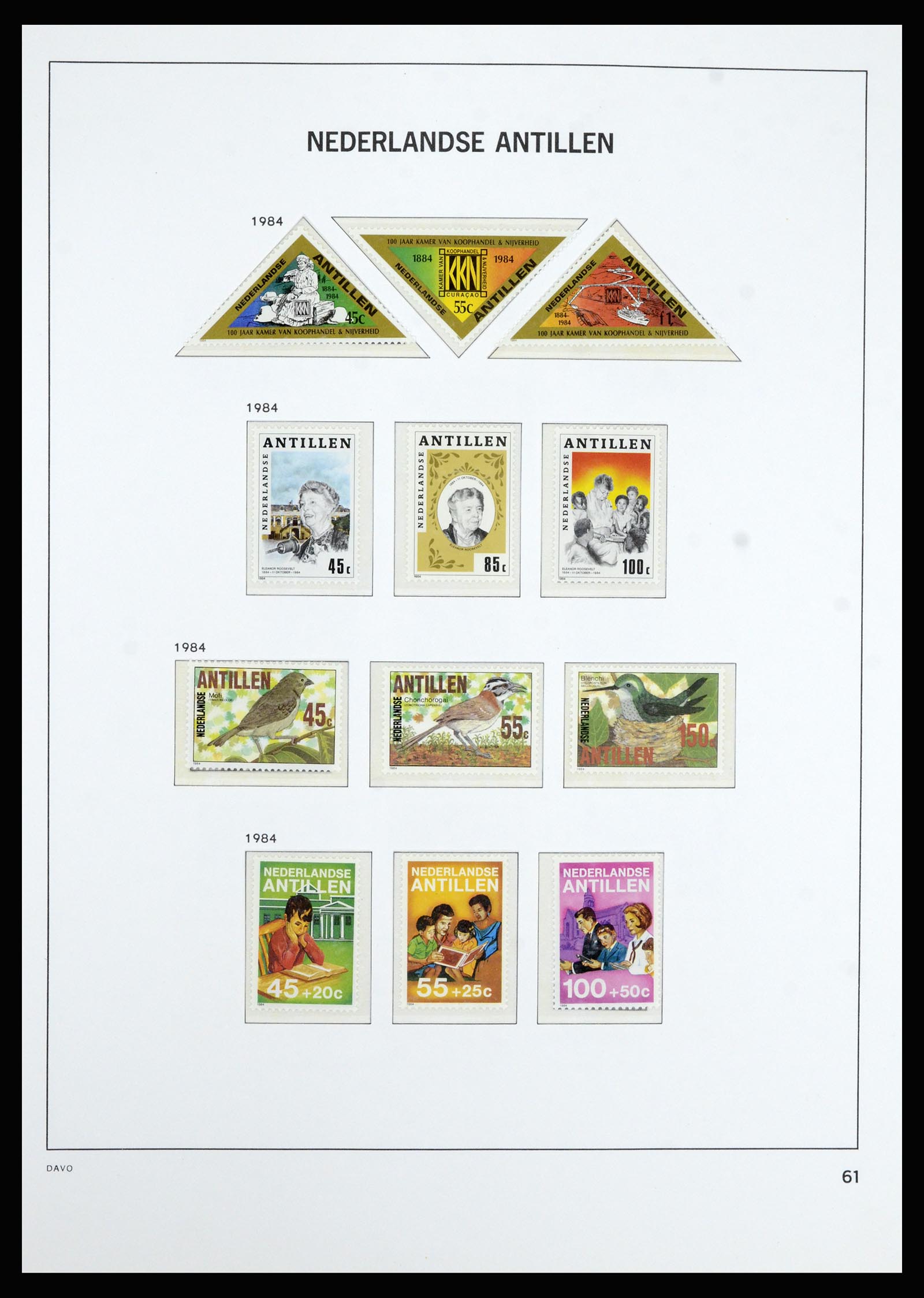 36802 066 - Postzegelverzameling 36802 Curaçao en Nederlandse Antillen 1873-1993.