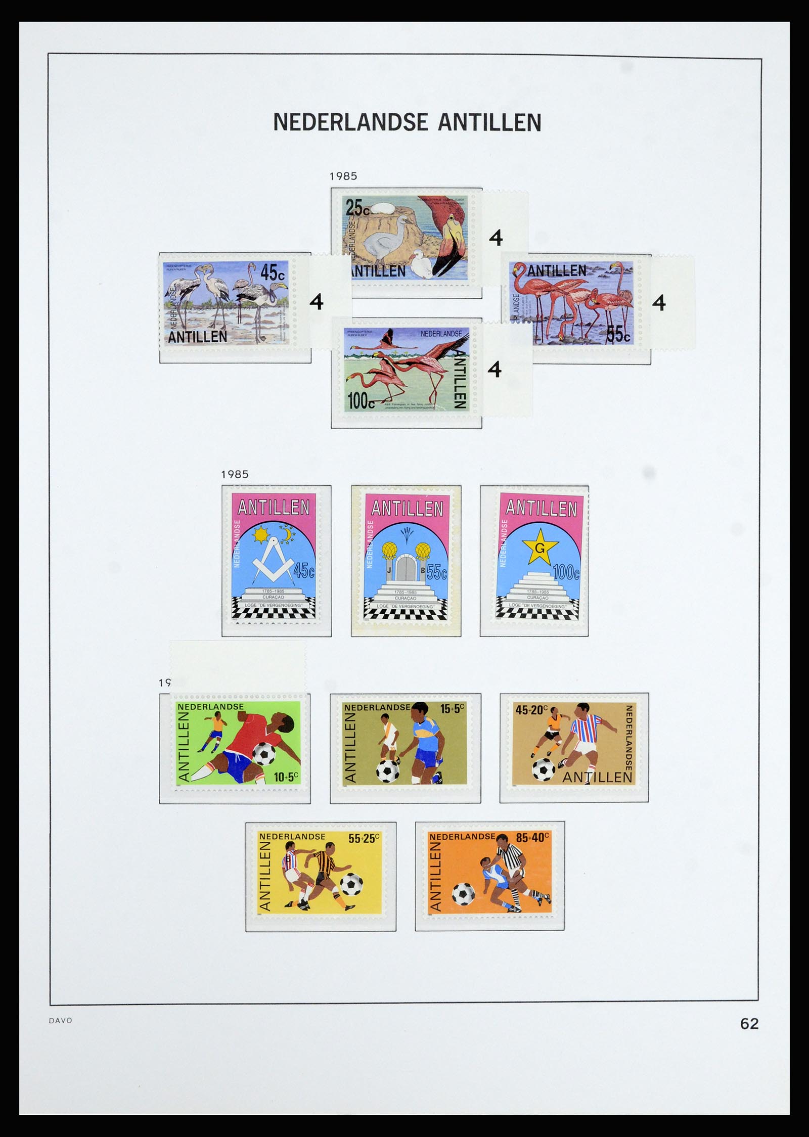 36802 067 - Postzegelverzameling 36802 Curaçao en Nederlandse Antillen 1873-1993.