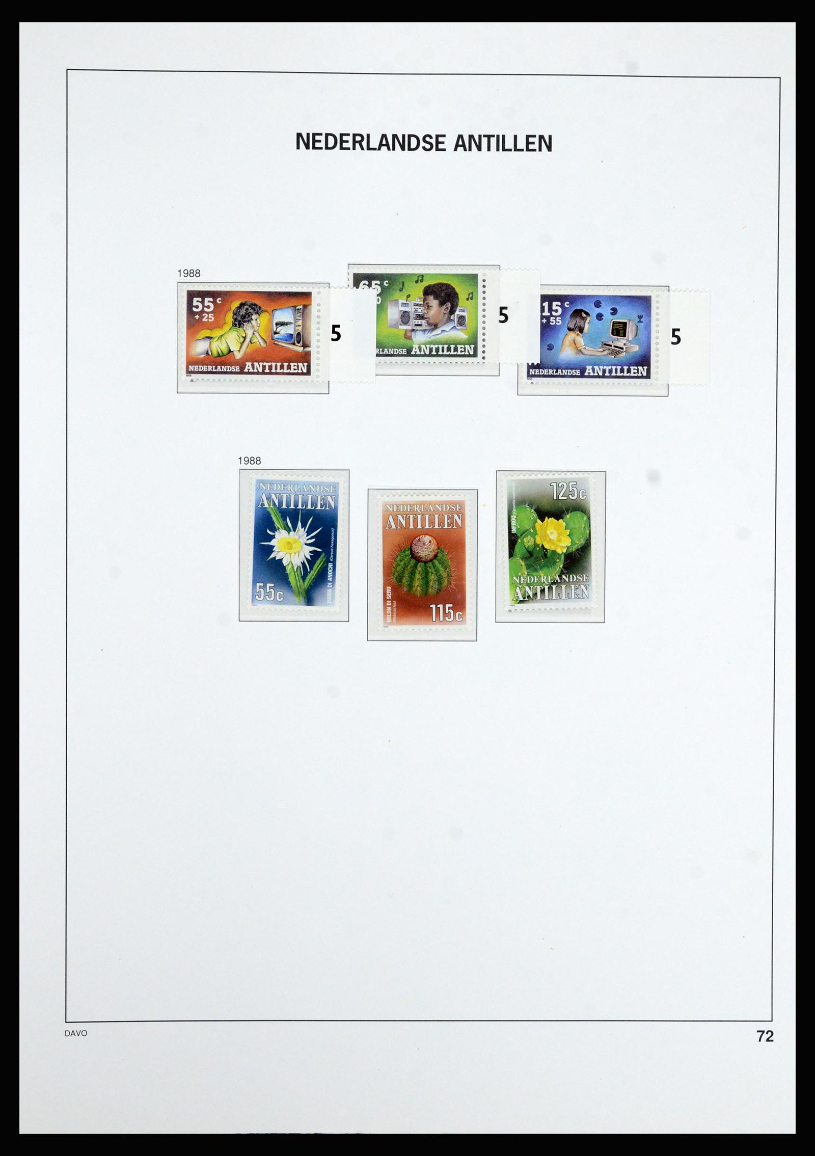 36802 078 - Postzegelverzameling 36802 Curaçao en Nederlandse Antillen 1873-1993.