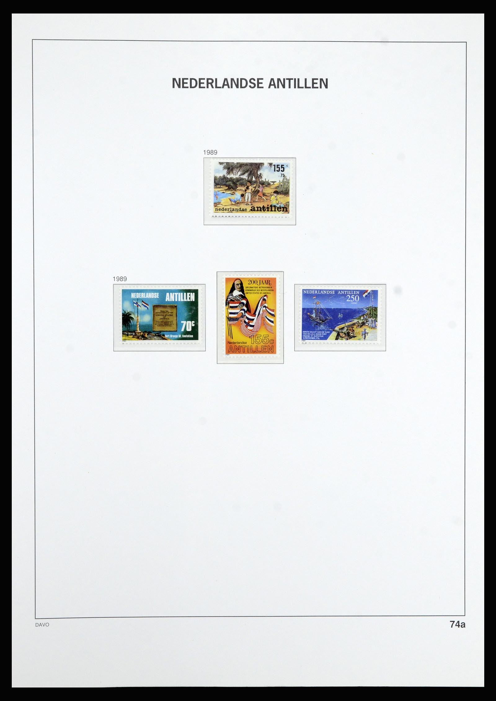 36802 081 - Postzegelverzameling 36802 Curaçao en Nederlandse Antillen 1873-1993.