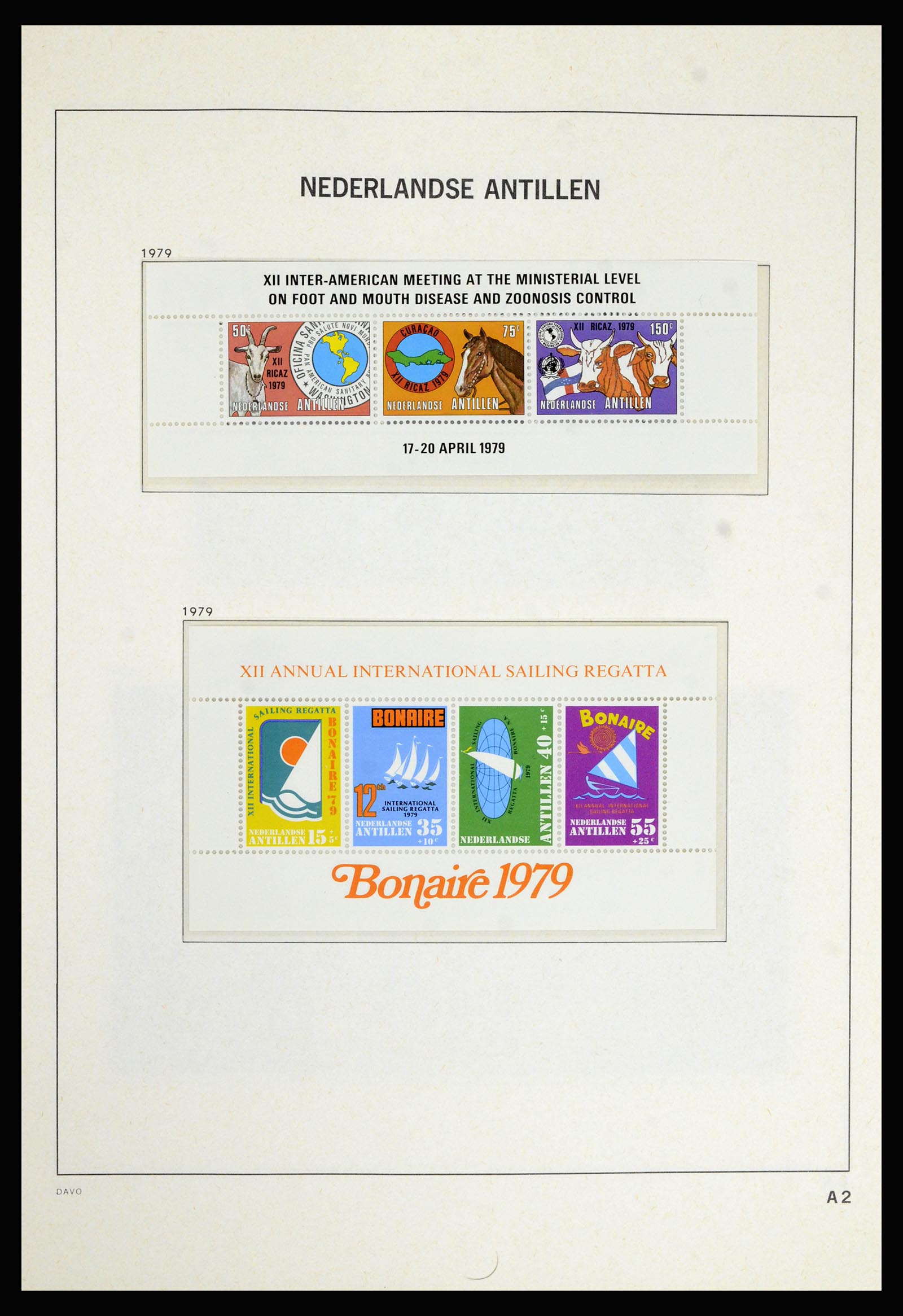 36802 095 - Postzegelverzameling 36802 Curaçao en Nederlandse Antillen 1873-1993.