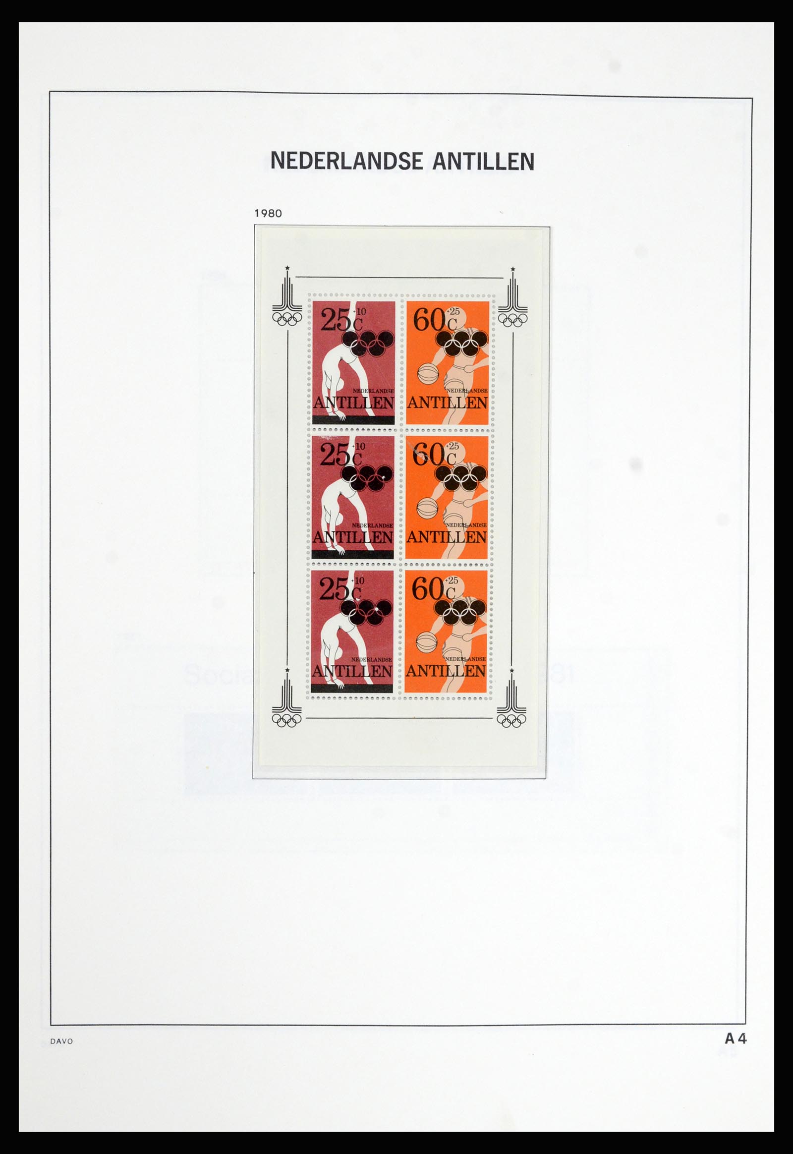 36802 097 - Postzegelverzameling 36802 Curaçao en Nederlandse Antillen 1873-1993.