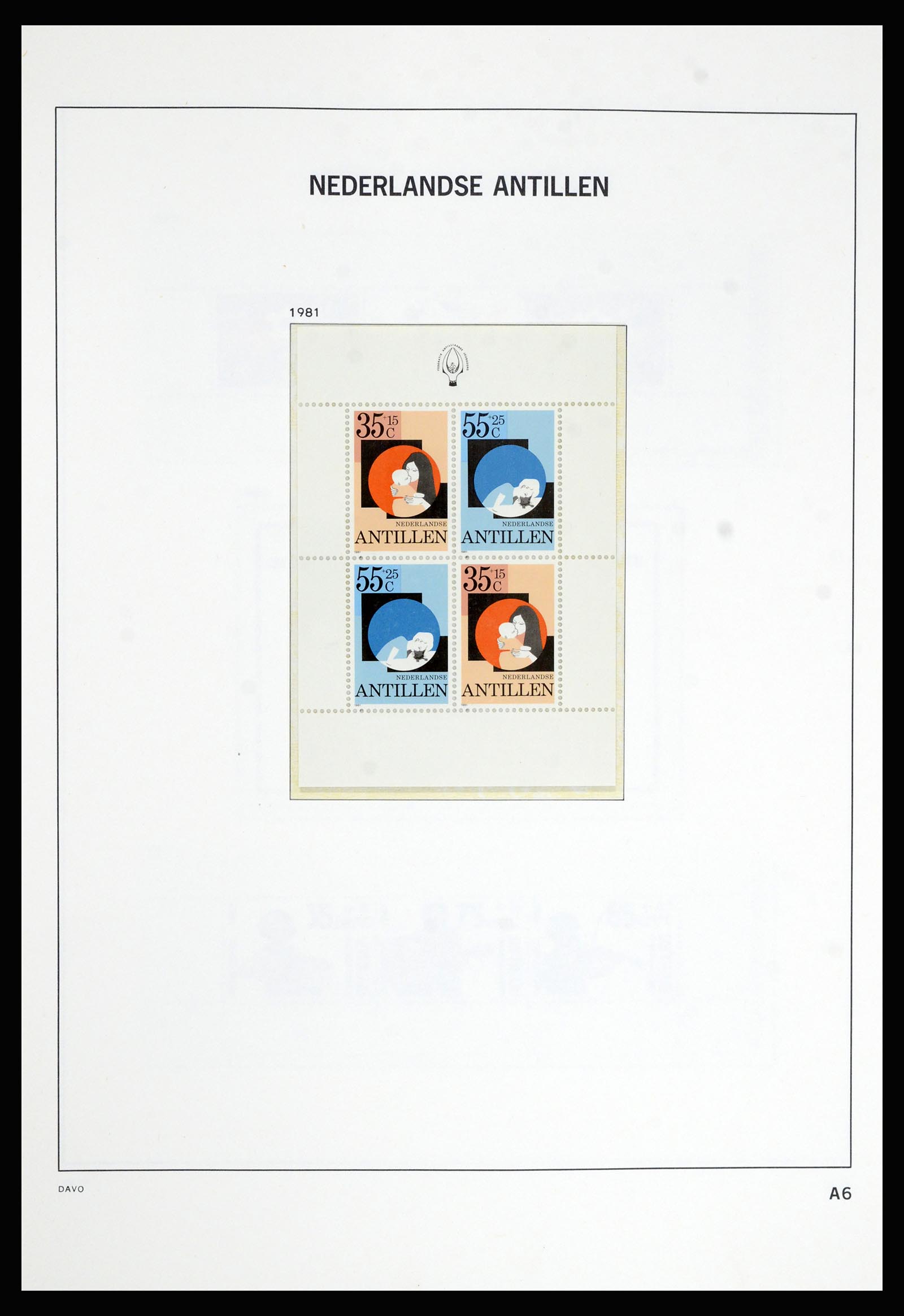 36802 099 - Postzegelverzameling 36802 Curaçao en Nederlandse Antillen 1873-1993.