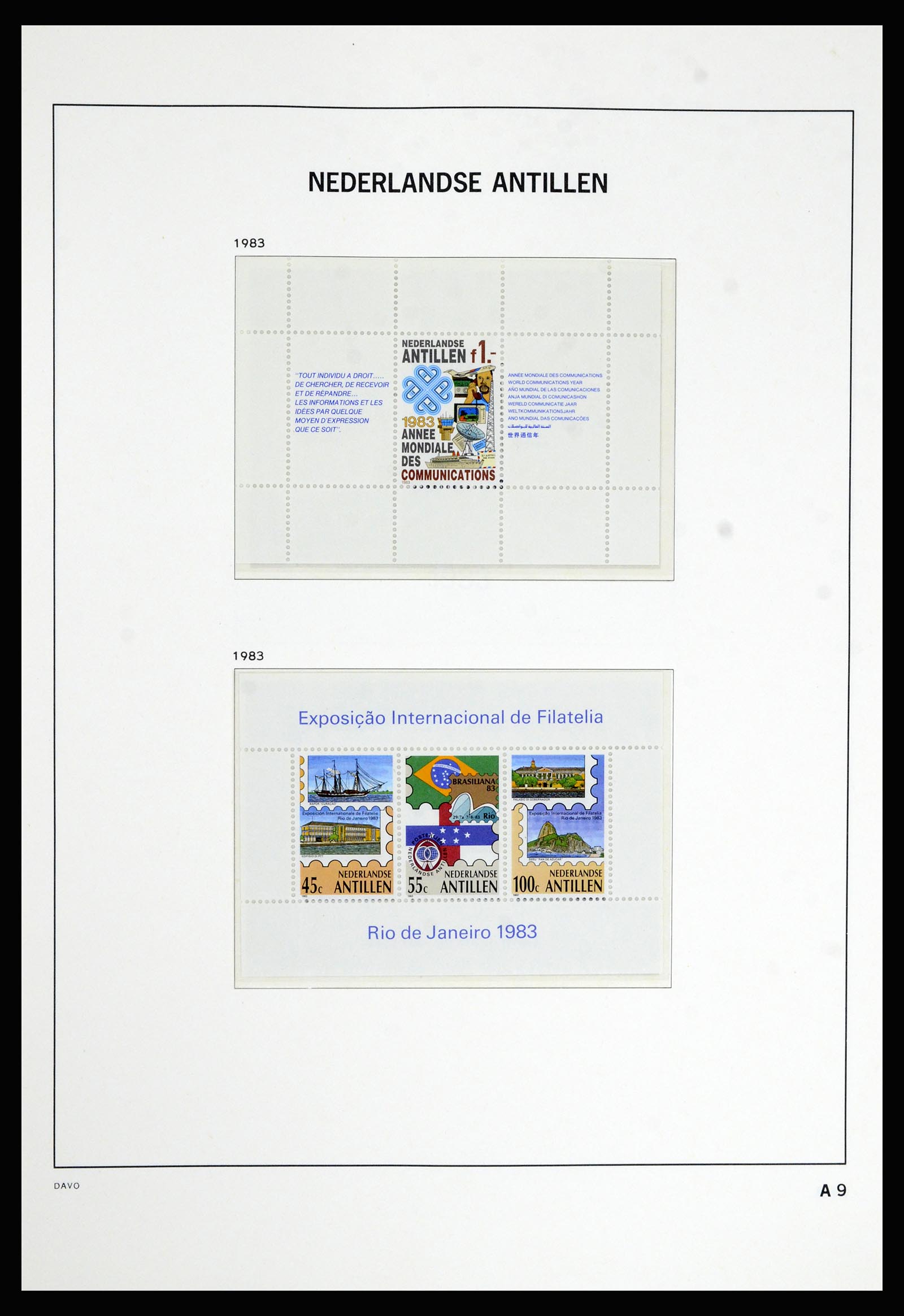 36802 102 - Postzegelverzameling 36802 Curaçao en Nederlandse Antillen 1873-1993.