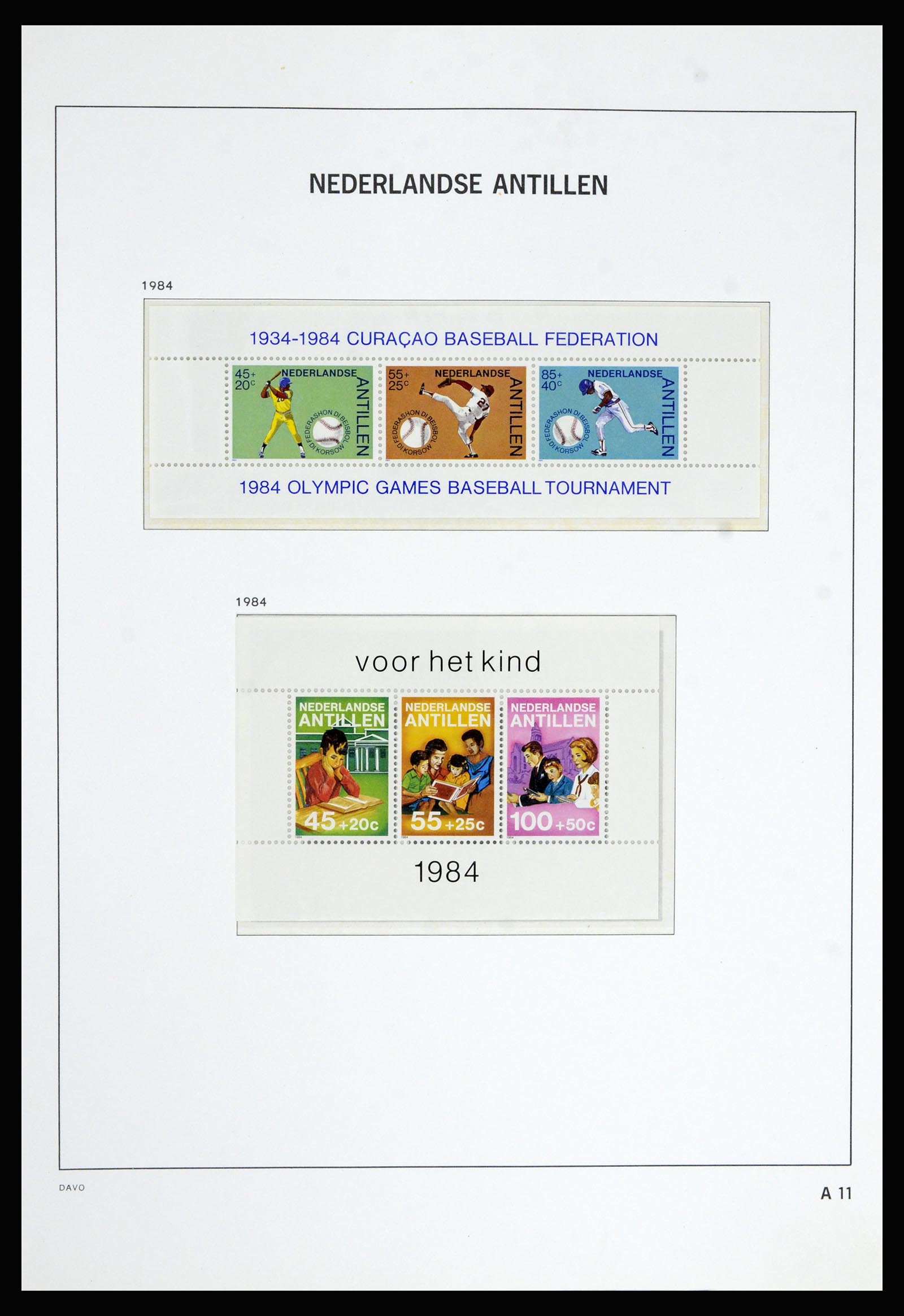 36802 104 - Postzegelverzameling 36802 Curaçao en Nederlandse Antillen 1873-1993.