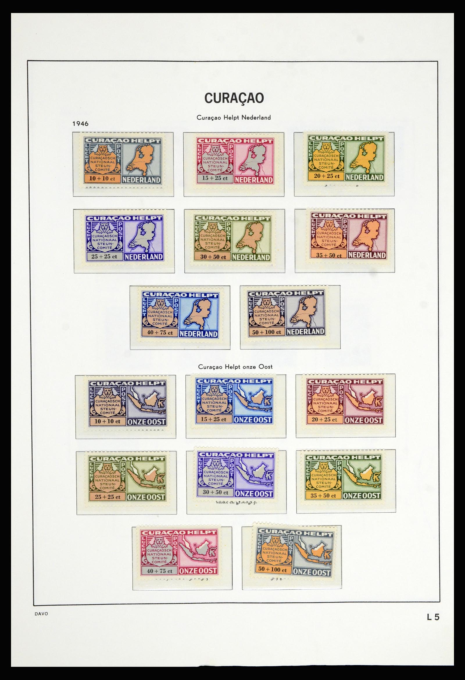 36802 116 - Stamp collection 36802 Curaçao and Dutch Antilles 1873-1993.