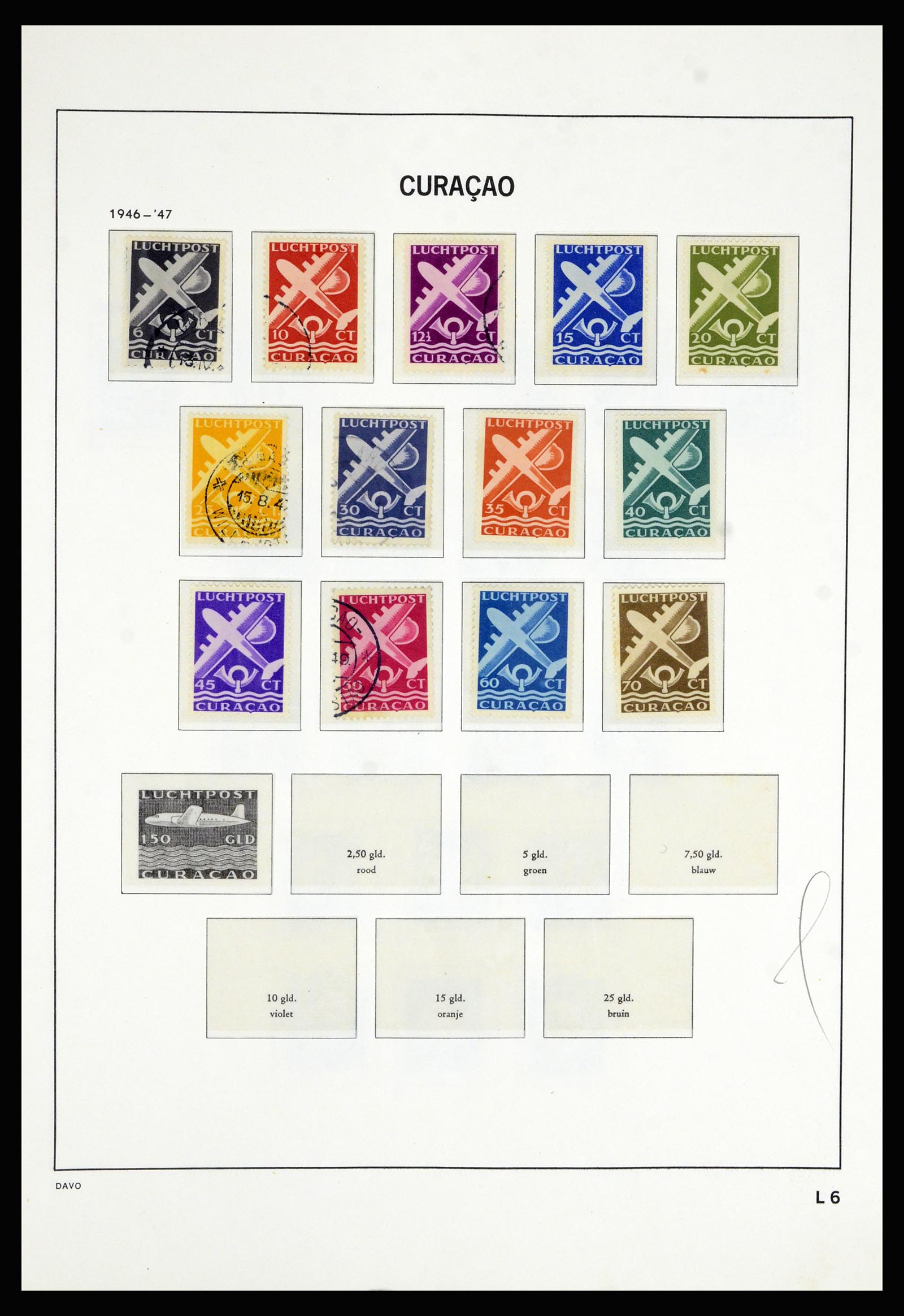 36802 117 - Postzegelverzameling 36802 Curaçao en Nederlandse Antillen 1873-1993.