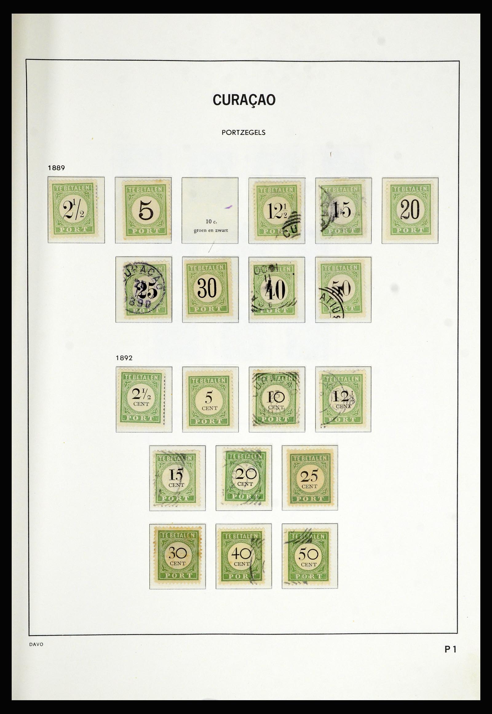 36802 118 - Stamp collection 36802 Curaçao and Dutch Antilles 1873-1993.