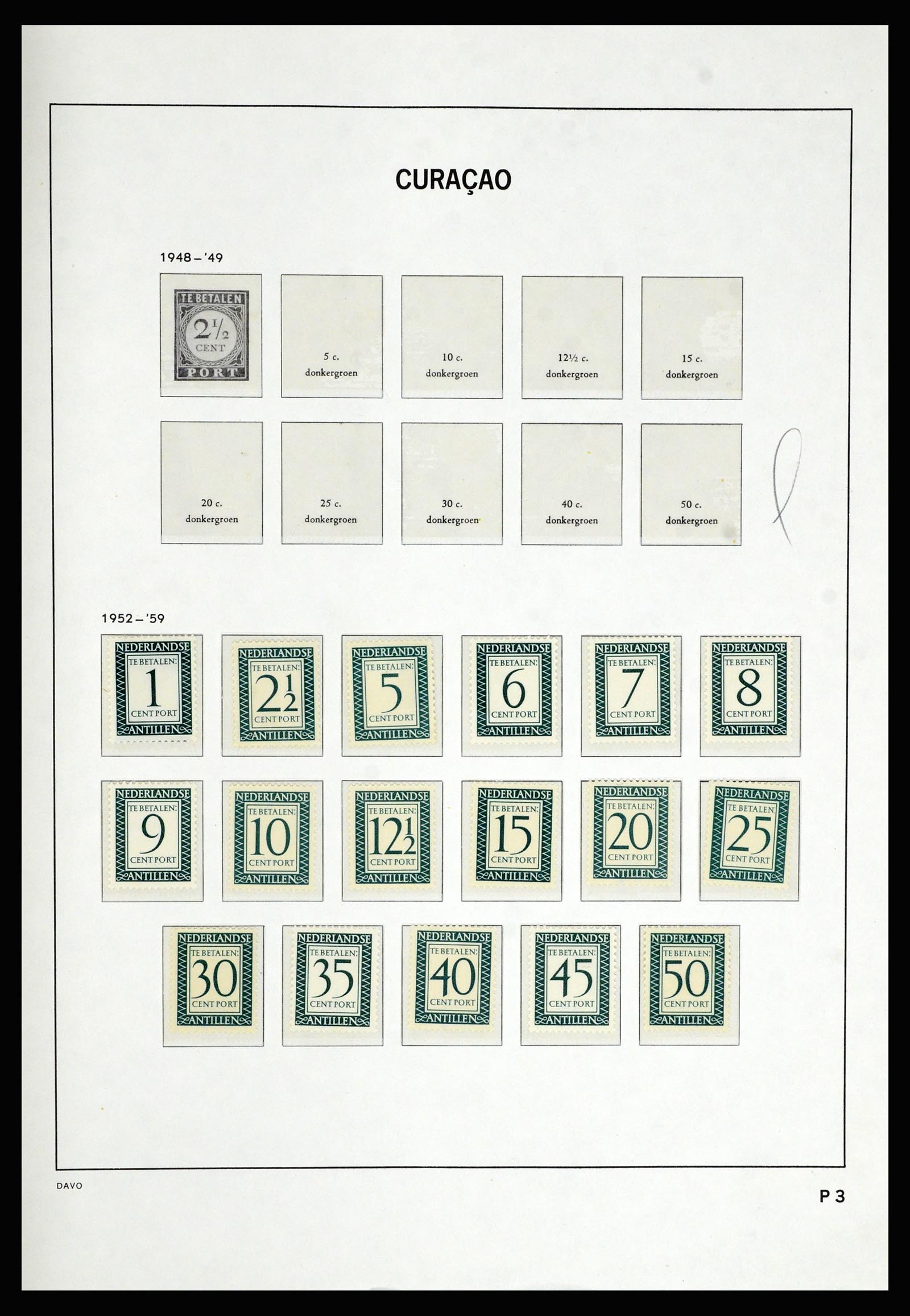 36802 120 - Postzegelverzameling 36802 Curaçao en Nederlandse Antillen 1873-1993.