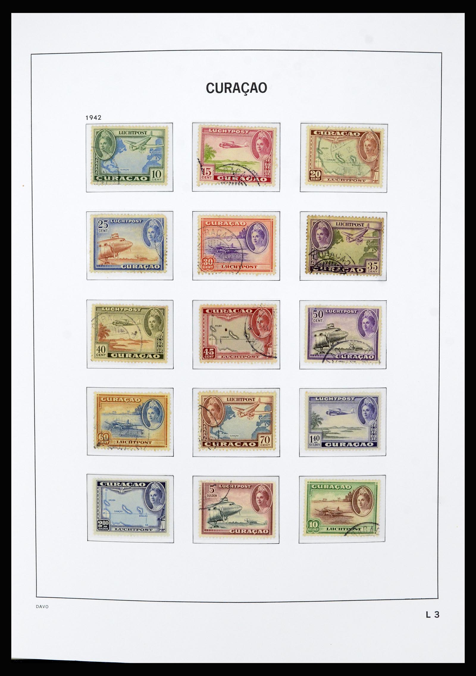 36803 016 - Postzegelverzameling 36803 Curaçao en Nederlandse Antillen 1873-1976.