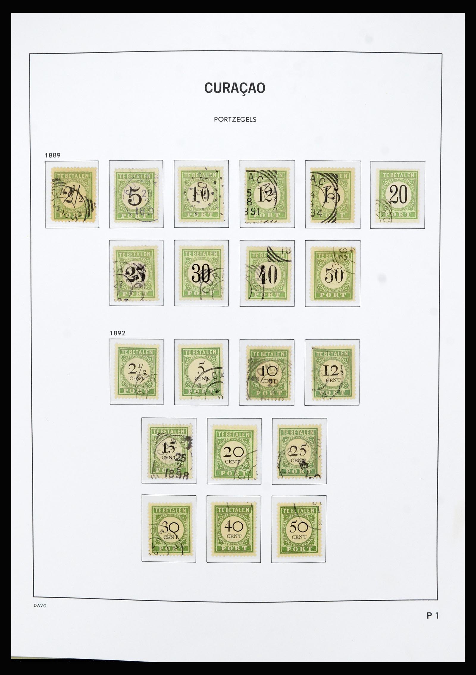 36803 020 - Stamp collection 36803 Curaçao and Dutch Antilles 1873-1976.