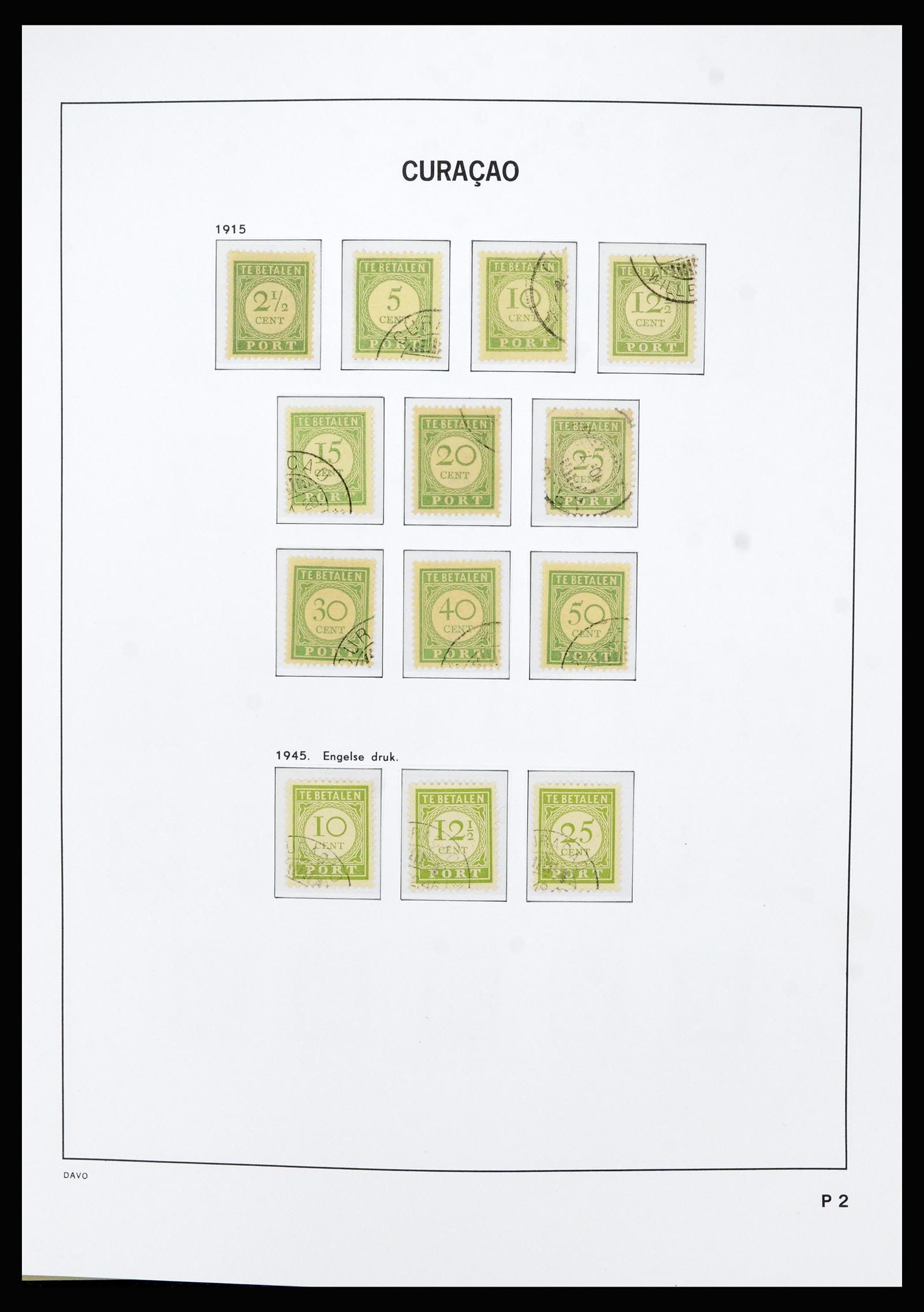 36803 021 - Postzegelverzameling 36803 Curaçao en Nederlandse Antillen 1873-1976.