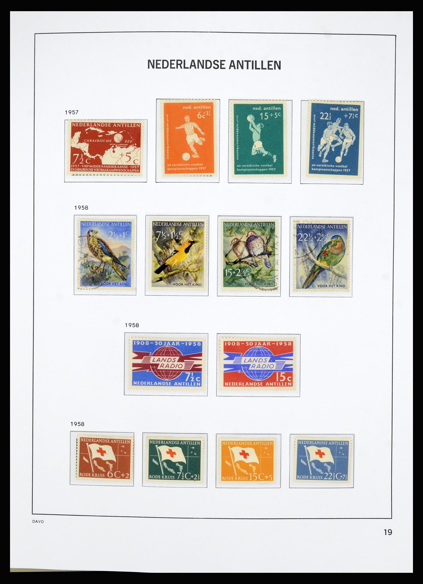 36803 029 - Postzegelverzameling 36803 Curaçao en Nederlandse Antillen 1873-1976.