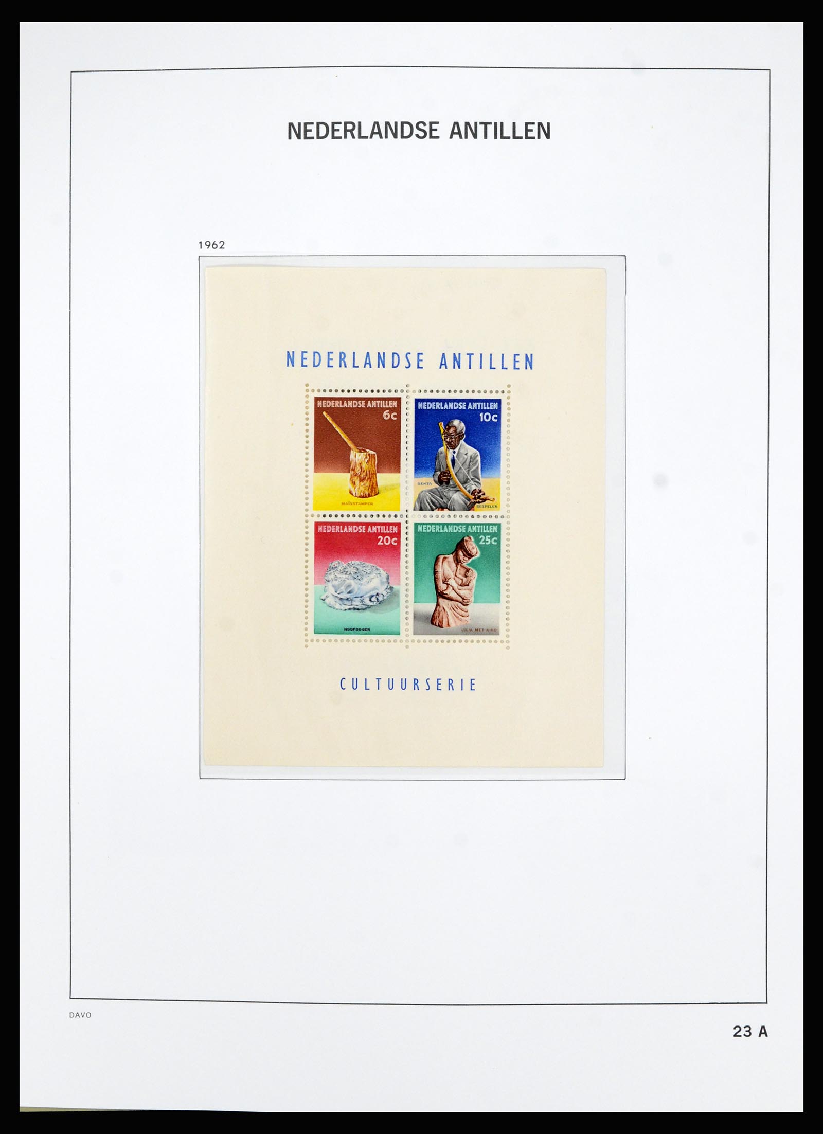 36803 034 - Postzegelverzameling 36803 Curaçao en Nederlandse Antillen 1873-1976.