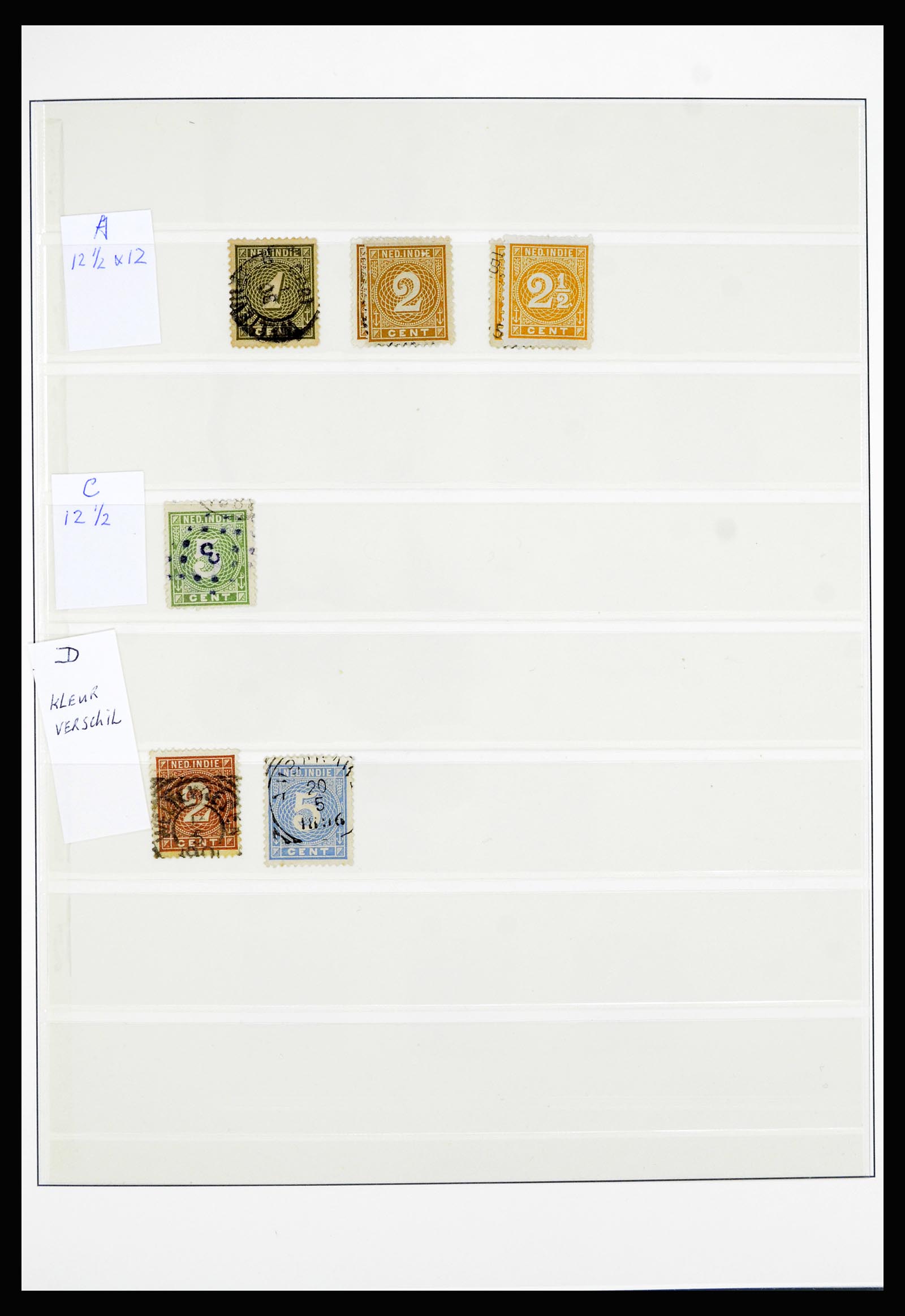 36804 004 - Postzegelverzameling 36804 Nederlands Indië 1864-1948.