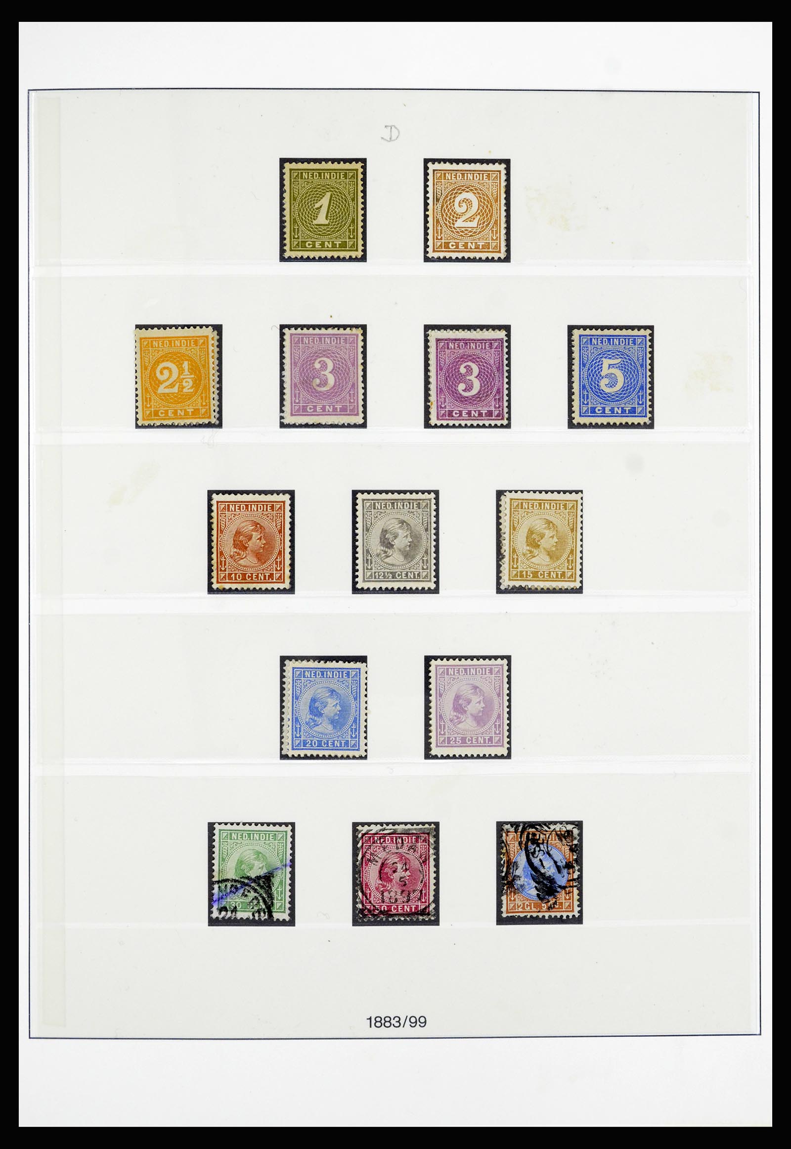 36804 005 - Postzegelverzameling 36804 Nederlands Indië 1864-1948.
