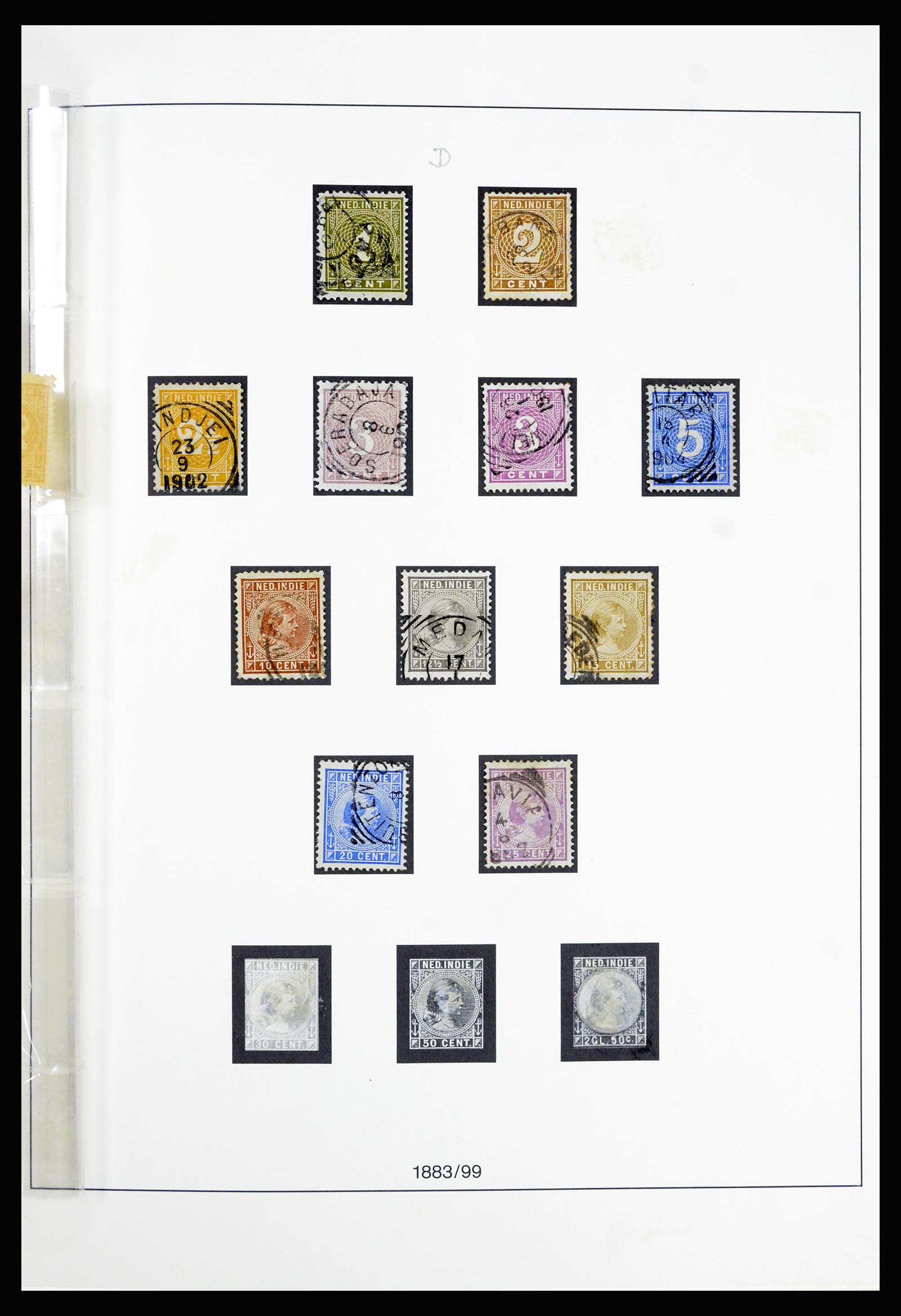 36804 006 - Postzegelverzameling 36804 Nederlands Indië 1864-1948.