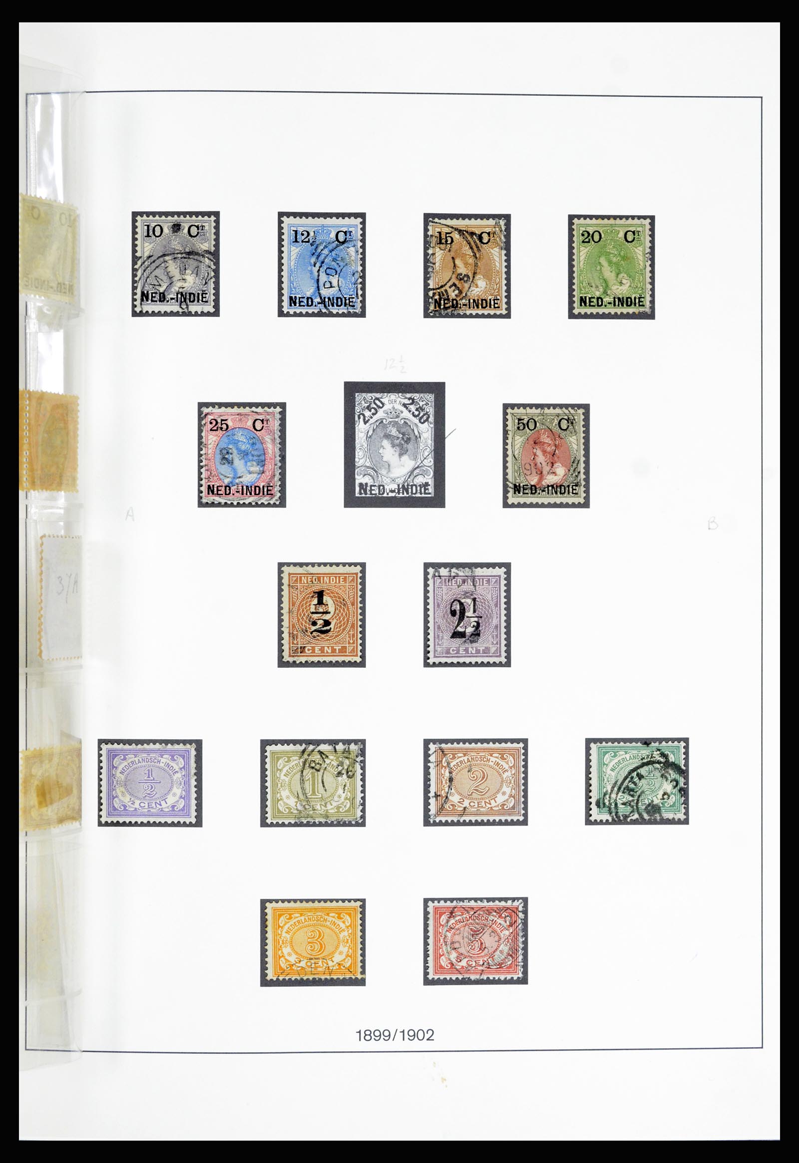 36804 008 - Postzegelverzameling 36804 Nederlands Indië 1864-1948.