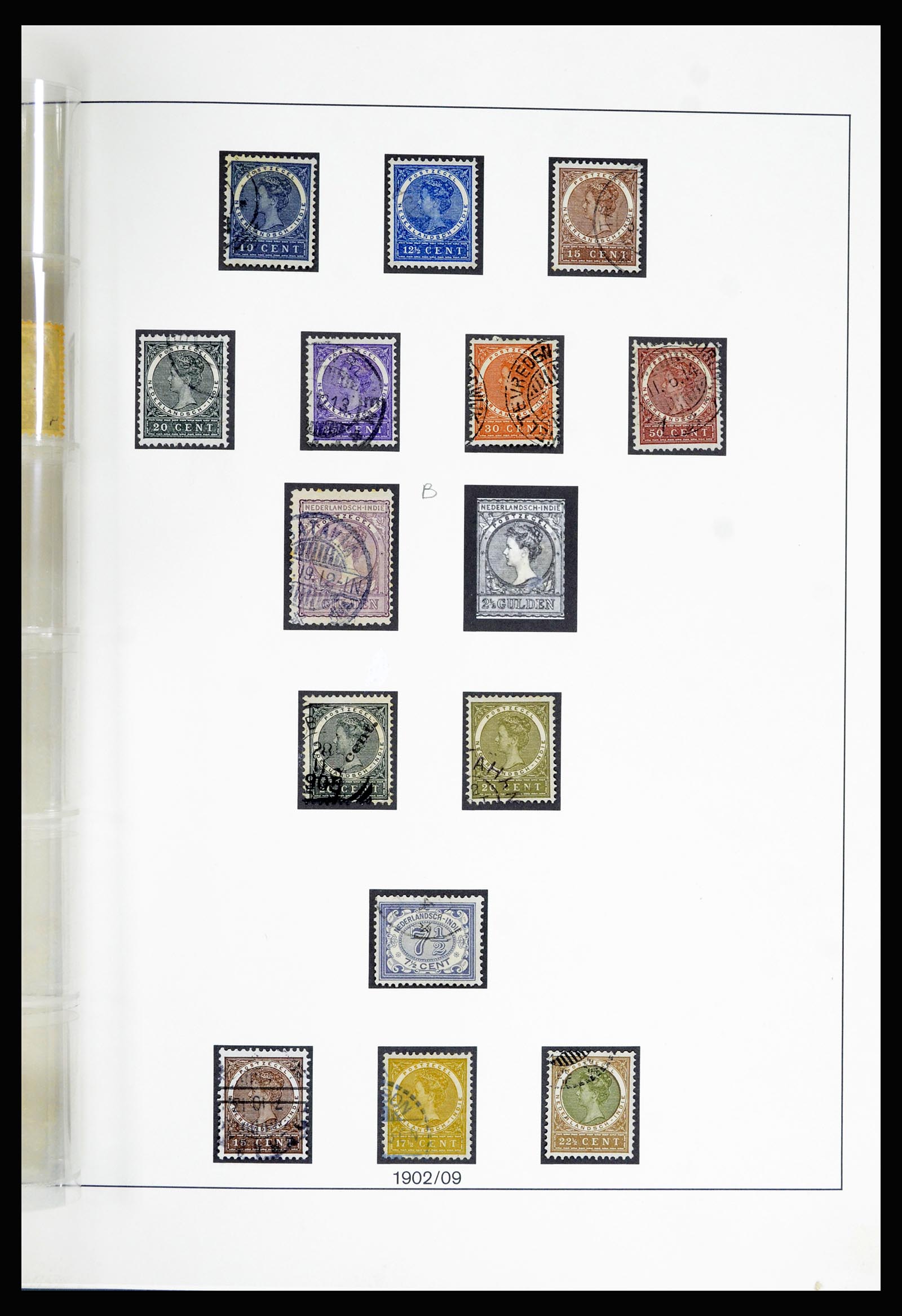 36804 010 - Postzegelverzameling 36804 Nederlands Indië 1864-1948.