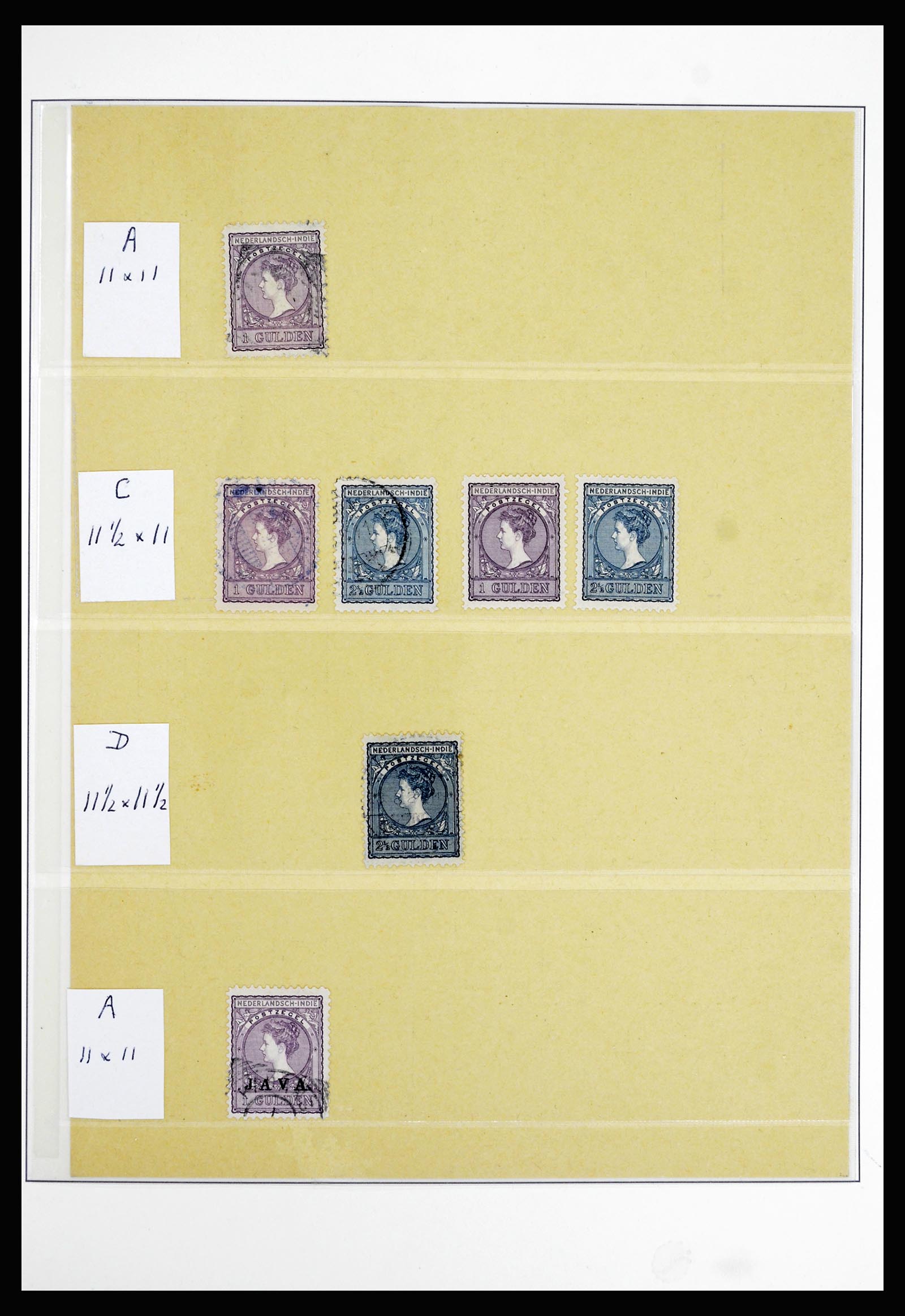 36804 011 - Postzegelverzameling 36804 Nederlands Indië 1864-1948.
