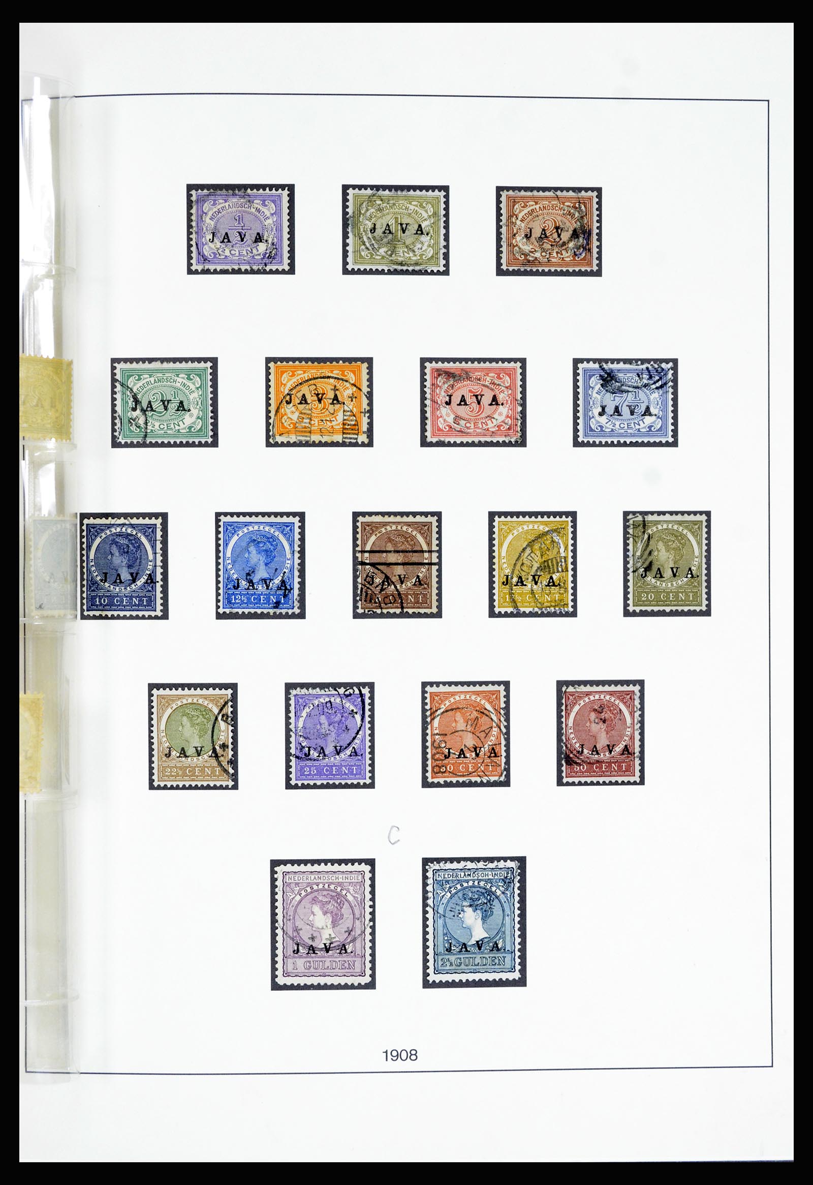 36804 013 - Postzegelverzameling 36804 Nederlands Indië 1864-1948.