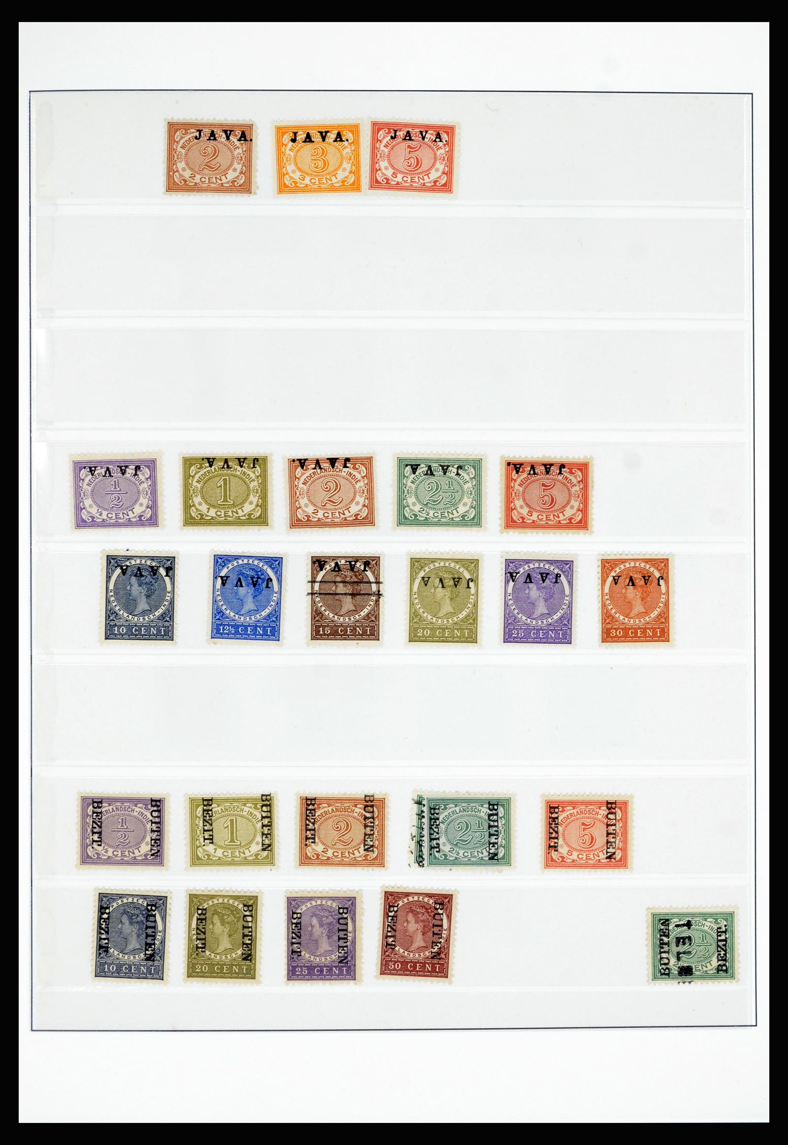 36804 014 - Postzegelverzameling 36804 Nederlands Indië 1864-1948.