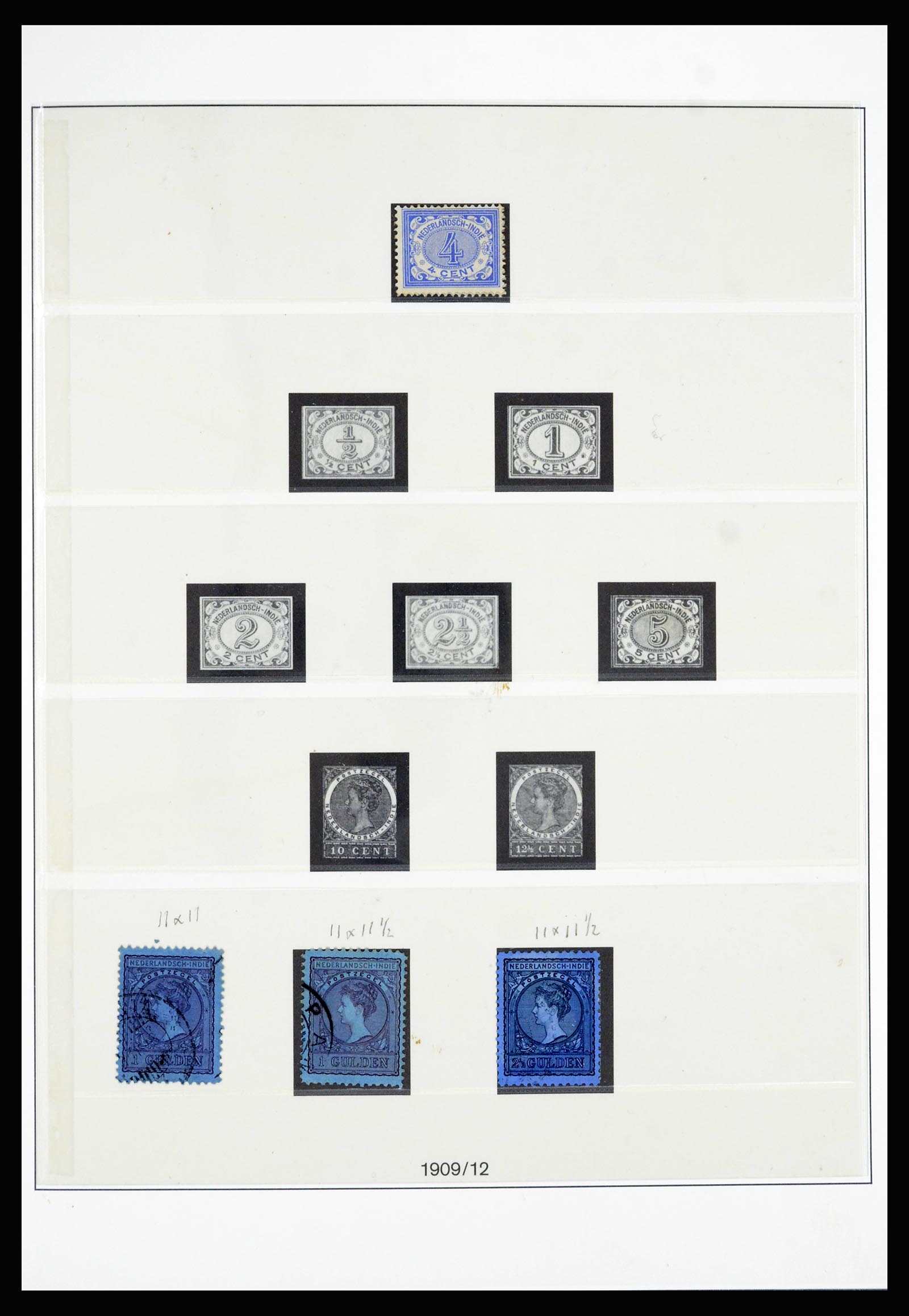 36804 017 - Postzegelverzameling 36804 Nederlands Indië 1864-1948.