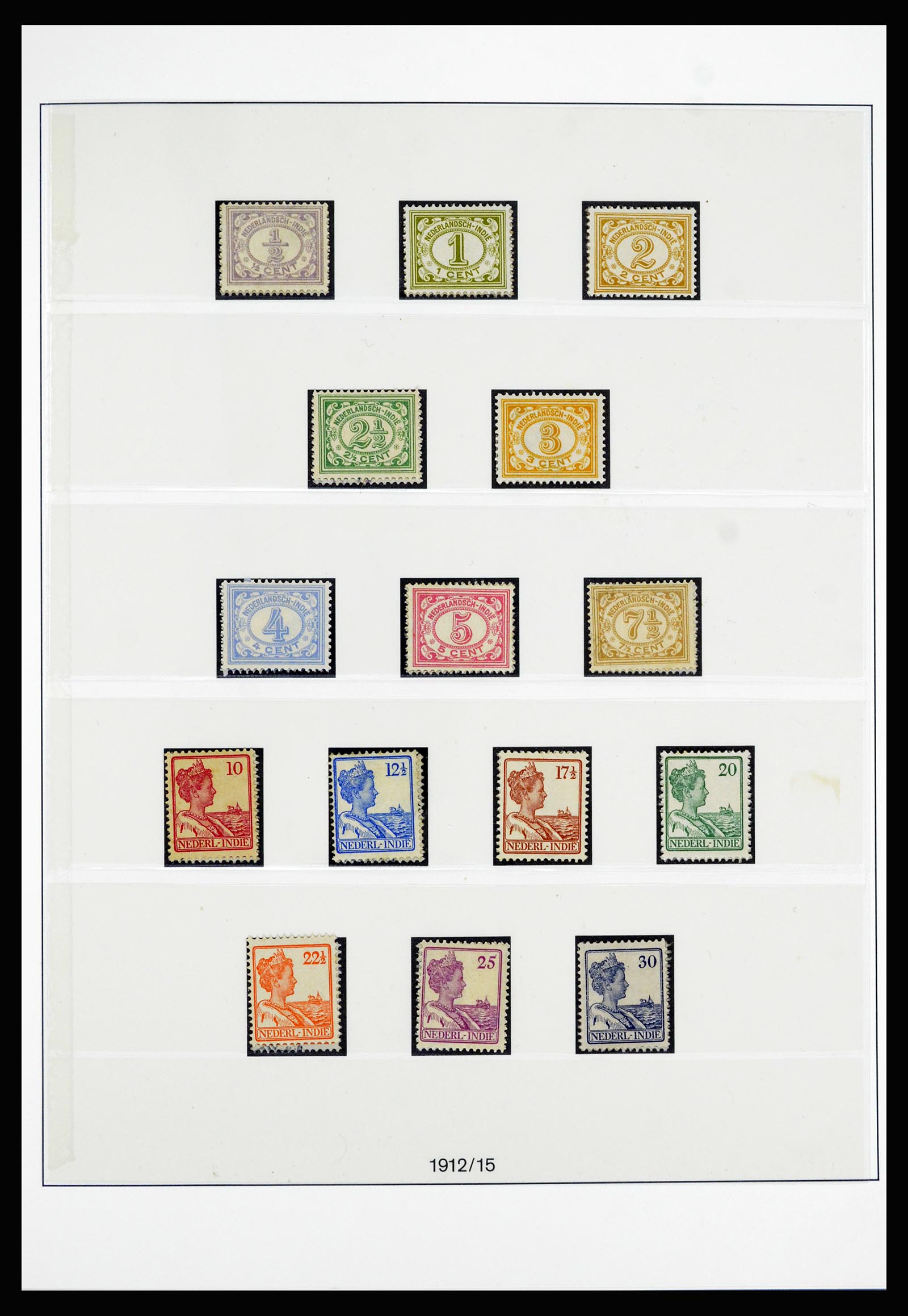 36804 019 - Postzegelverzameling 36804 Nederlands Indië 1864-1948.