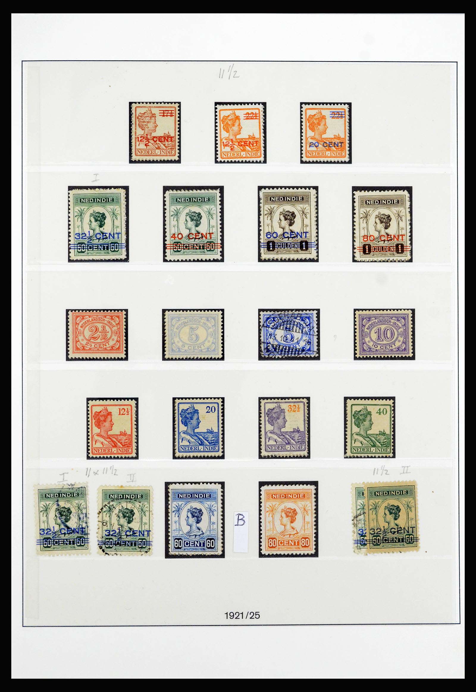 36804 024 - Postzegelverzameling 36804 Nederlands Indië 1864-1948.
