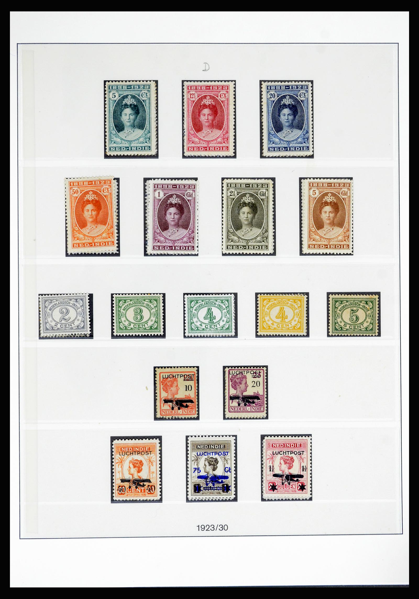 36804 029 - Postzegelverzameling 36804 Nederlands Indië 1864-1948.